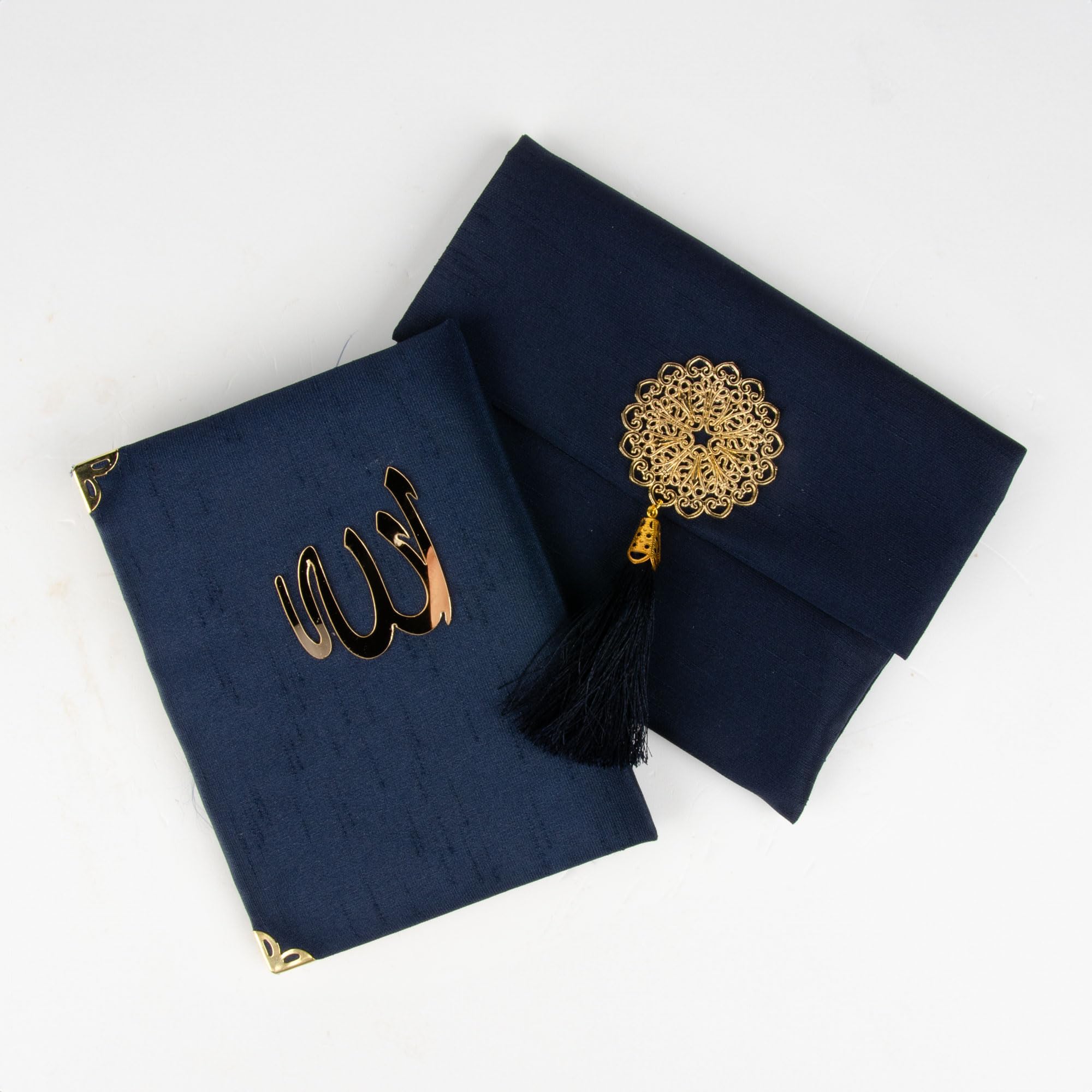 Set regalo di preghiera islamica per uomo, tappetino da preghiera in velluto, perline Tasbih, libro Yaseen - Elementi essenziali per la preghiera musulmana - Regalo per Ramadan Eid