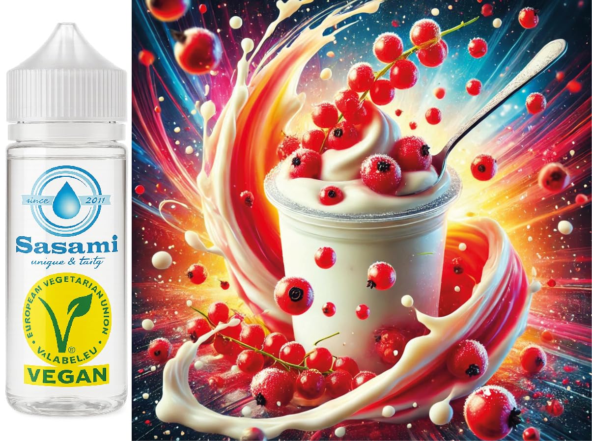 Yogur grosella aroma concentrado - Vegano - Sasami - 100ml