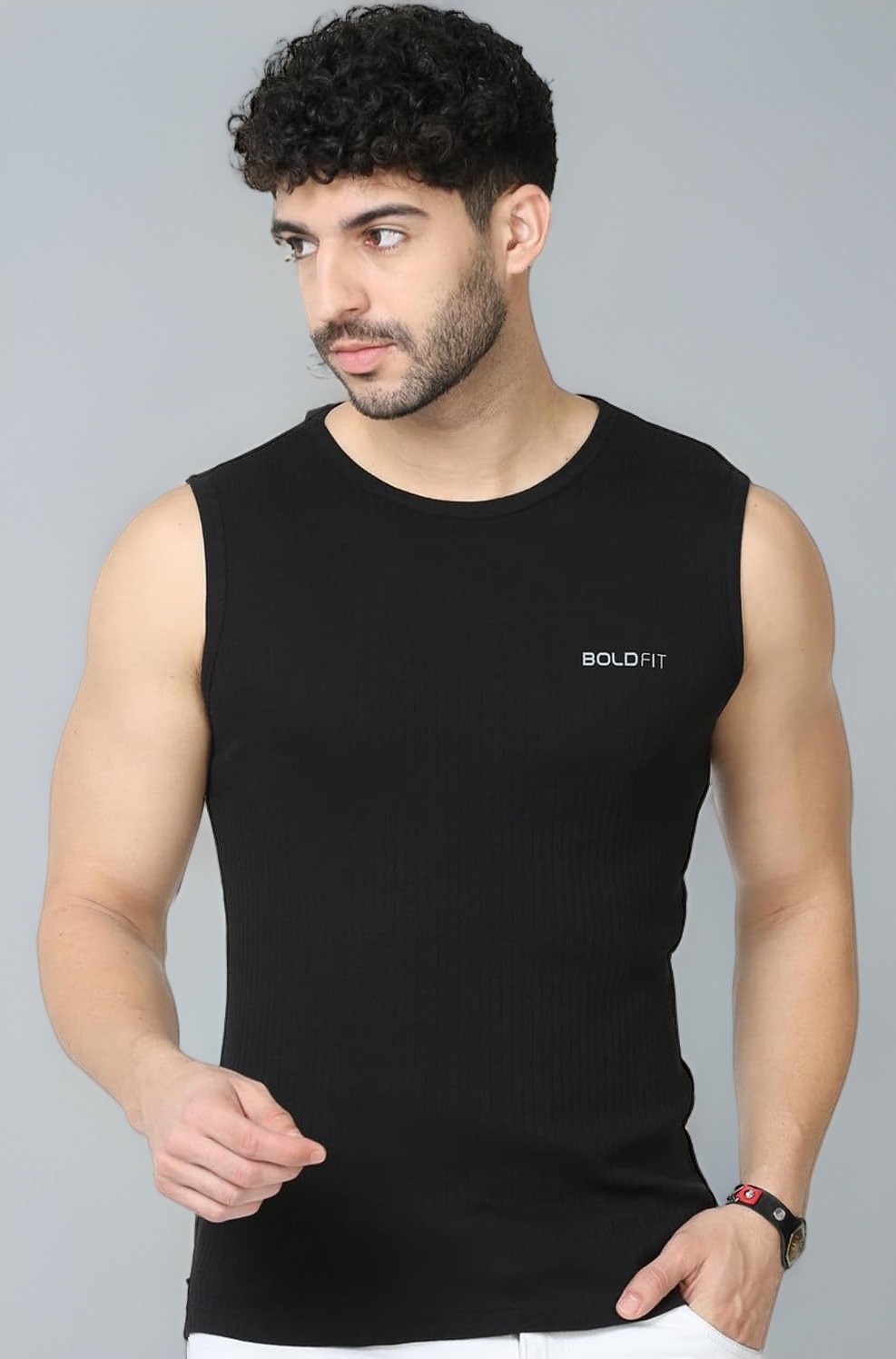 Boldfit Vest for Men Sleeveless Tshirt for Men Breathable Sando for Men Gym Vest for Men Lightweight Men Vest Sleeveless T Shirts for Men Comfortable Gym Wear for Men Vests for Men Sando for Men Gym