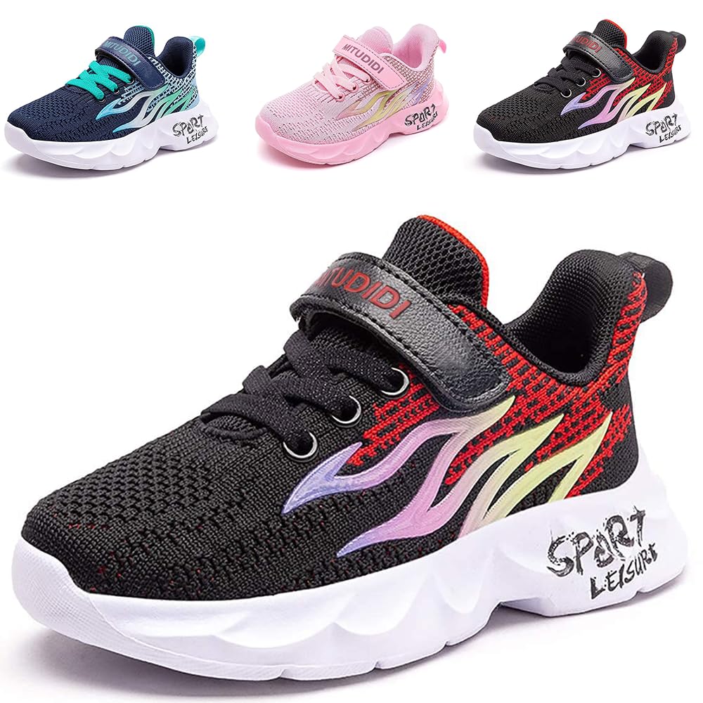 PHMNZIP Turnschuhe Kinder Schuhe Jungen Kinderschuhe Mädchen Sportschuhe Sneaker Junge Laufschuhe Hallenschuhe Outdoor Atmungsaktiv Fitnessschuhe Basketballschuhe Walkingschuhe Jungenschuhe