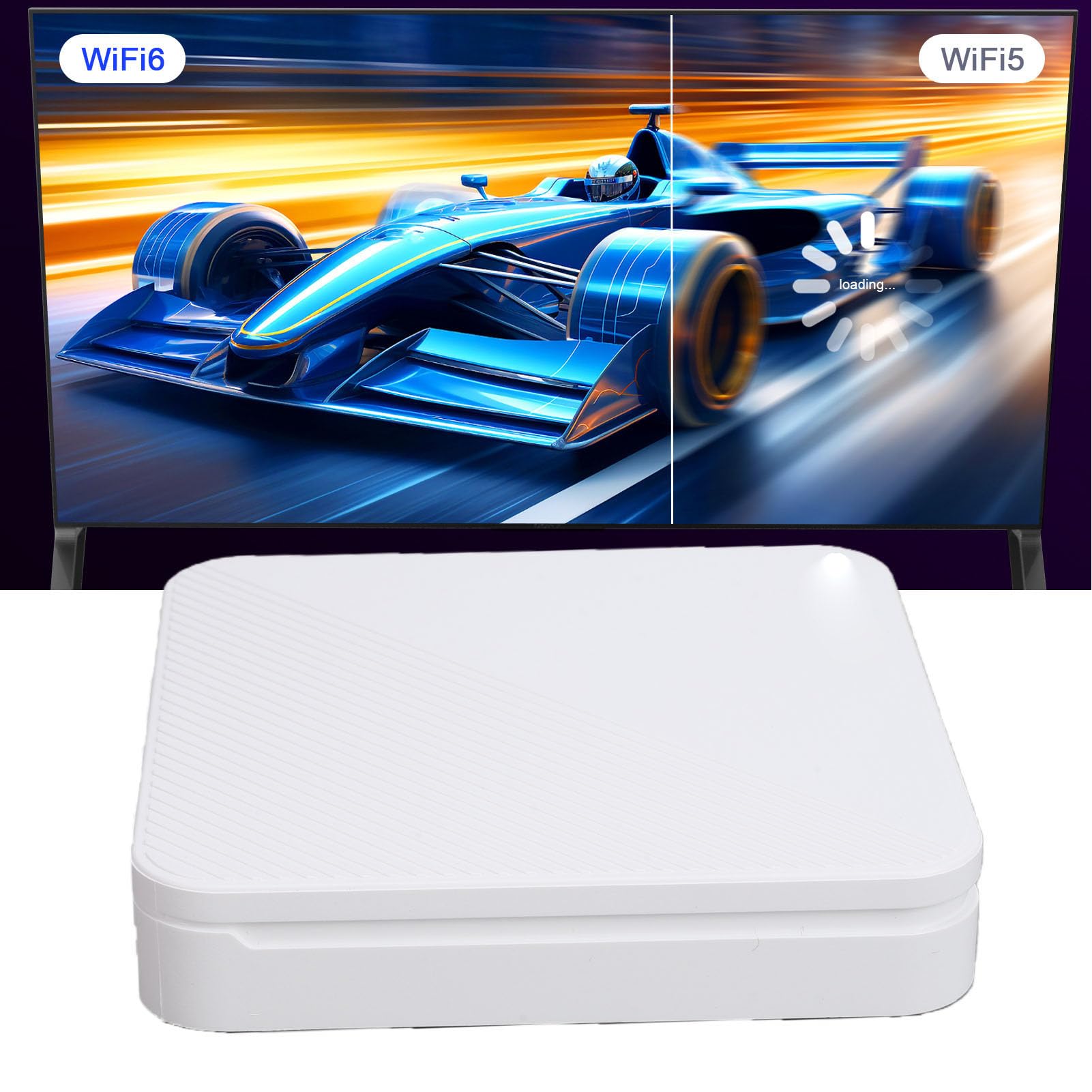 LICAEVEY Urządzenie do Transmisji Strumieniowej TV Box 4K Ultra HD, 16 GB z Pilotem WiFi 6 Bluetooth 5.0, Obsługa Systemu Android 14.0 do Rozrywki Domowej