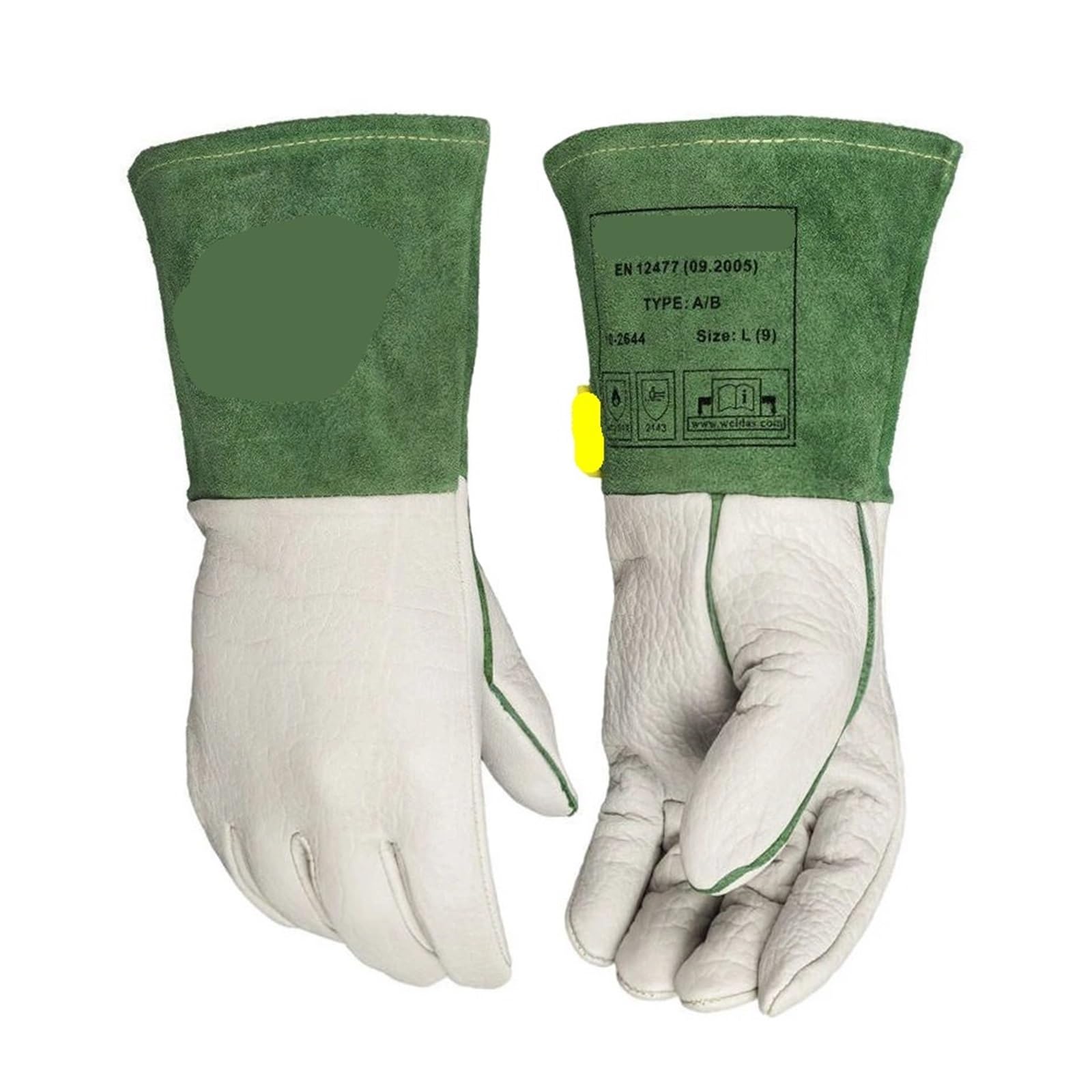 Welding Work Gloves Grain Cow Leather Welder Arc Safety Hand Bison Leather