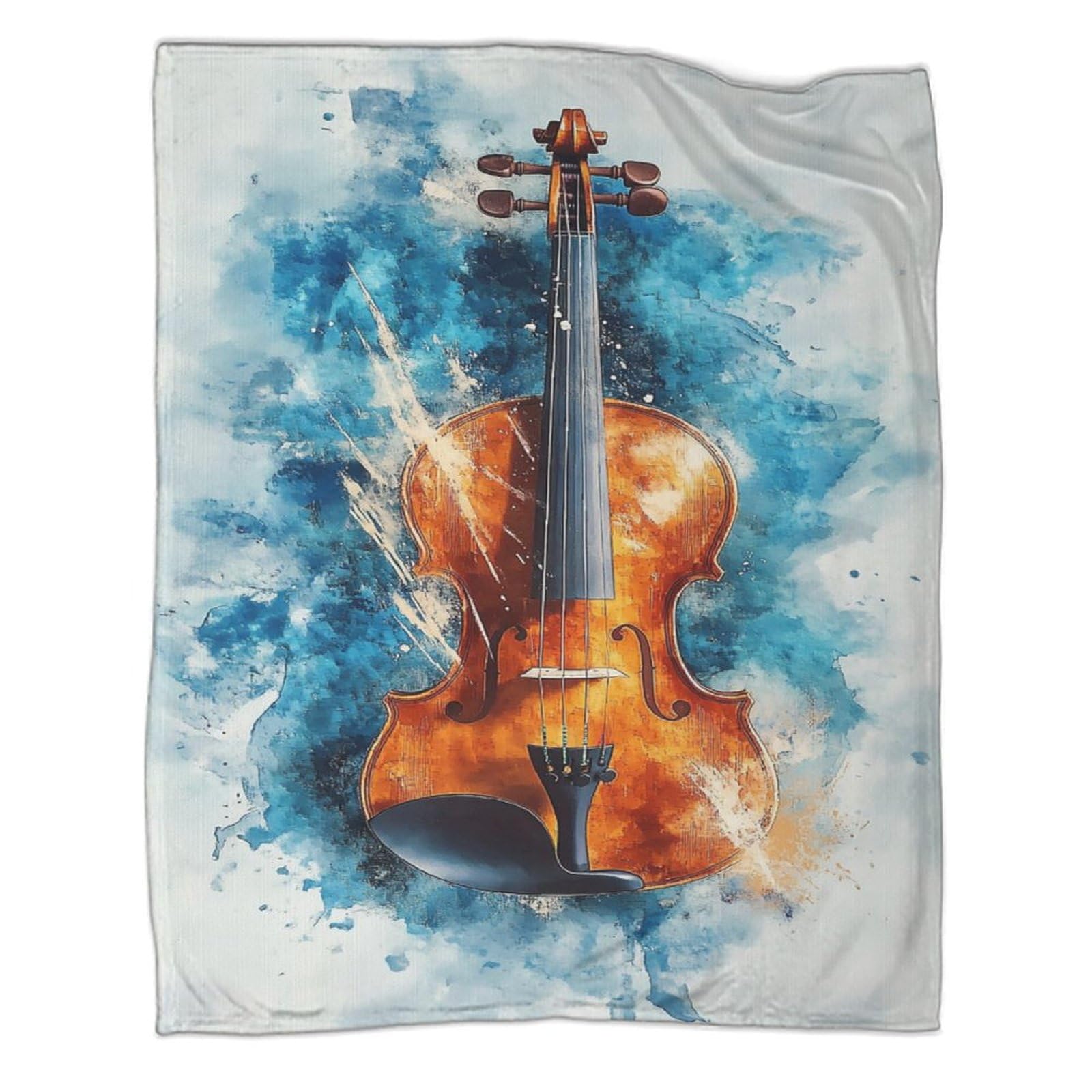 Couverture polaire guitare flanelle couvre-lit chaud housse de canapé