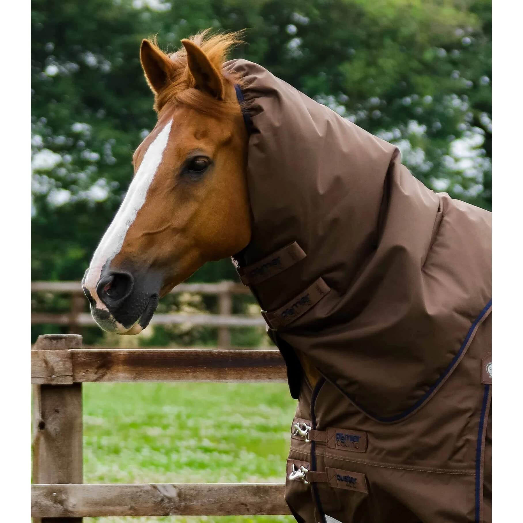 Premier Equine Manta Impermeable para Caballos con cubrecuello Buster 400 g