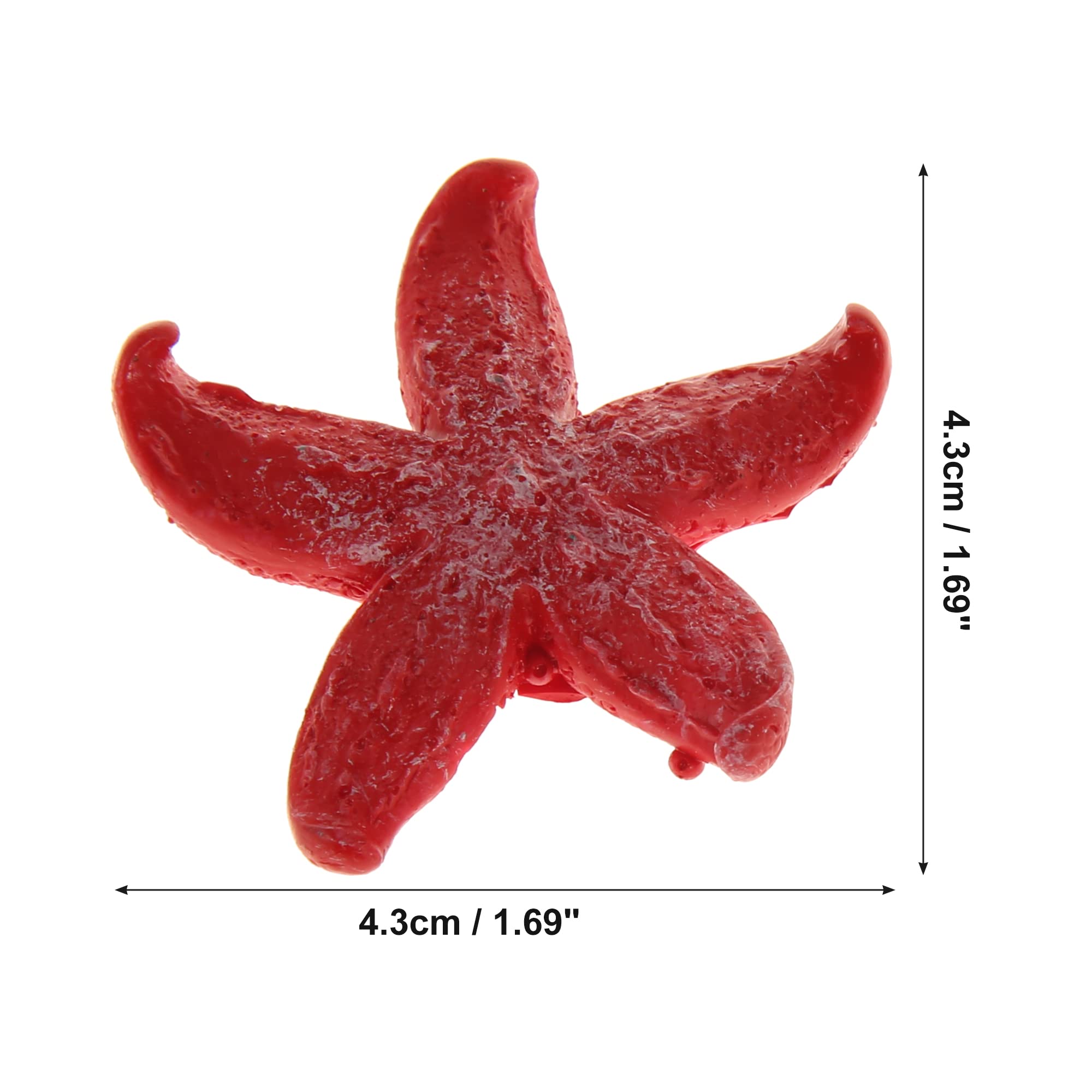 VOCOSTE Coral Reef Decor, Mini Faux Coral Decor for Aquarium Decorations Red, 1.69"x1.69" - Image 4