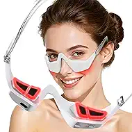 Under Eye Red Light Therapy Device, Red Light Therapy Glasses, 650 NM Red Light Eye Mask for Eye Bags, Dark Circles, Puffiness periorbital
