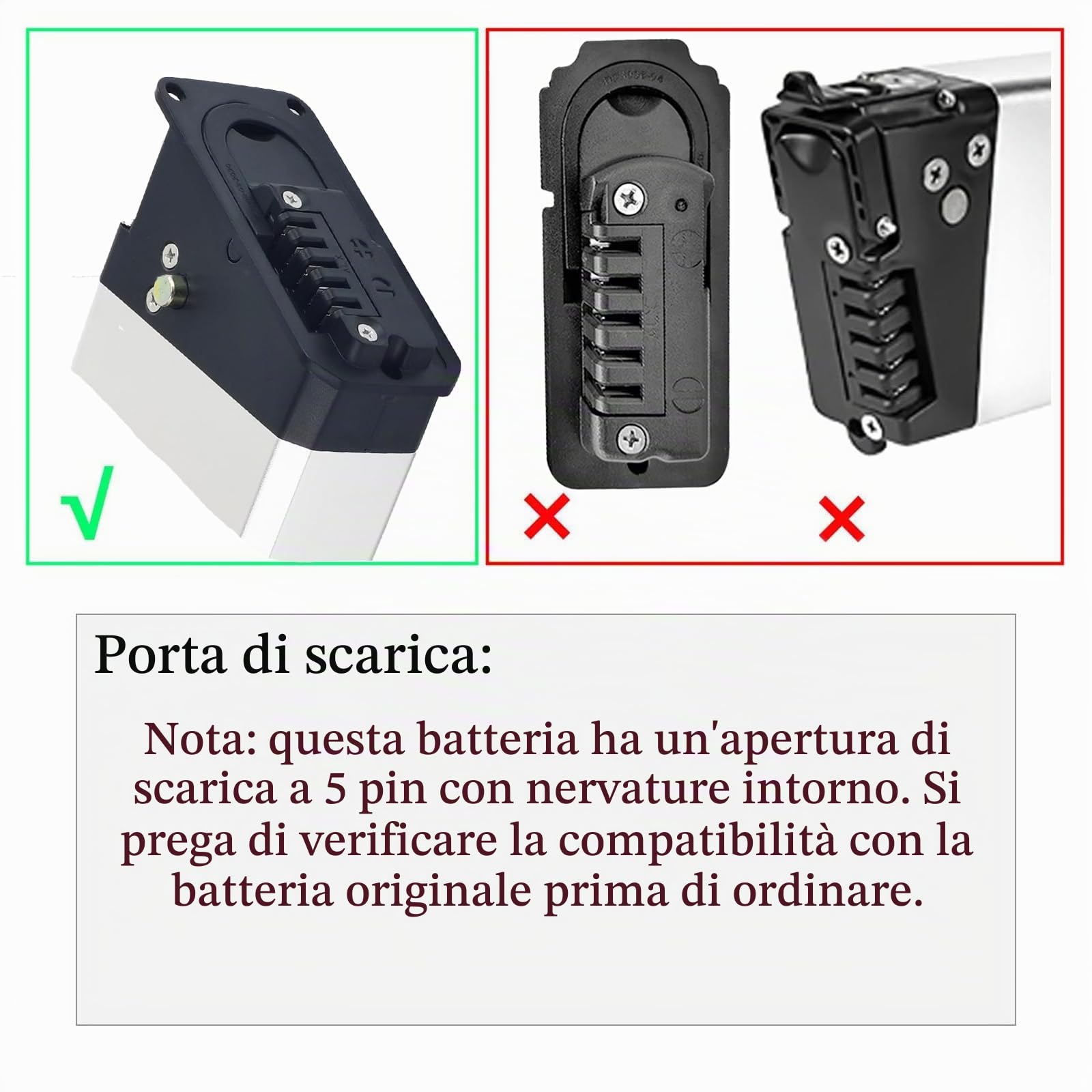 Batteria E-Bike 48V17.5Ah per Biciclette Elettriche Pieghevoli Engwe PRO 2, Mate X, Engwe Engine X, per Motori 250W 350W 450W 500W 750W 1000W, Batteria al Litio con BMS e Caricatore (48V17.5Ah)