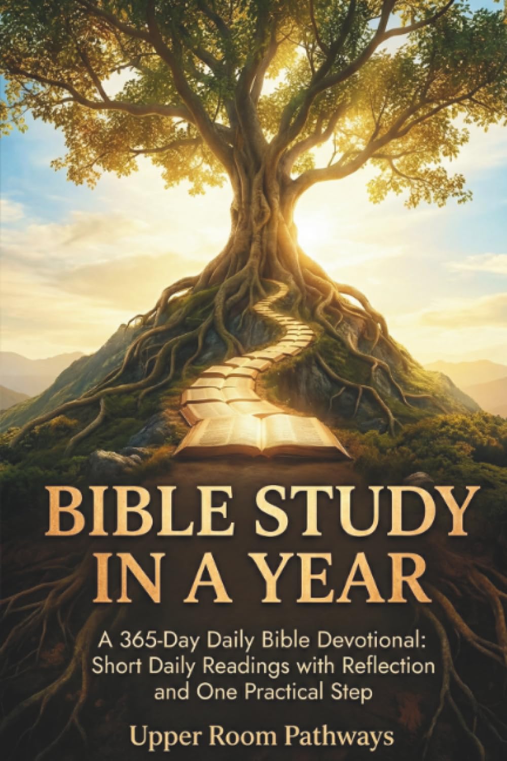 Bible Study in a Year: A 365-Day Daily Bible Devotional: Short Daily Readings with Reflection and One Practical Step