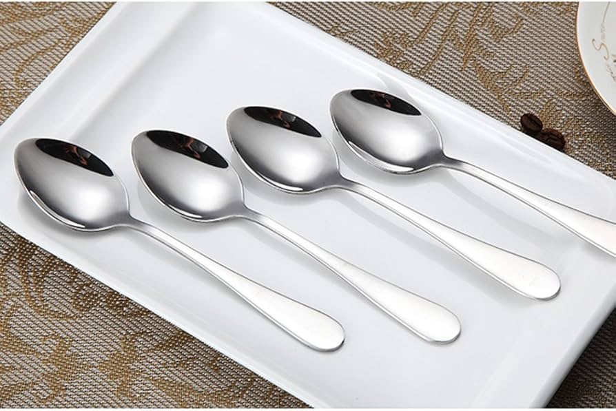 Amazon | (Dinner Spoons) - Stainless Steel Dinner Spoon (Set