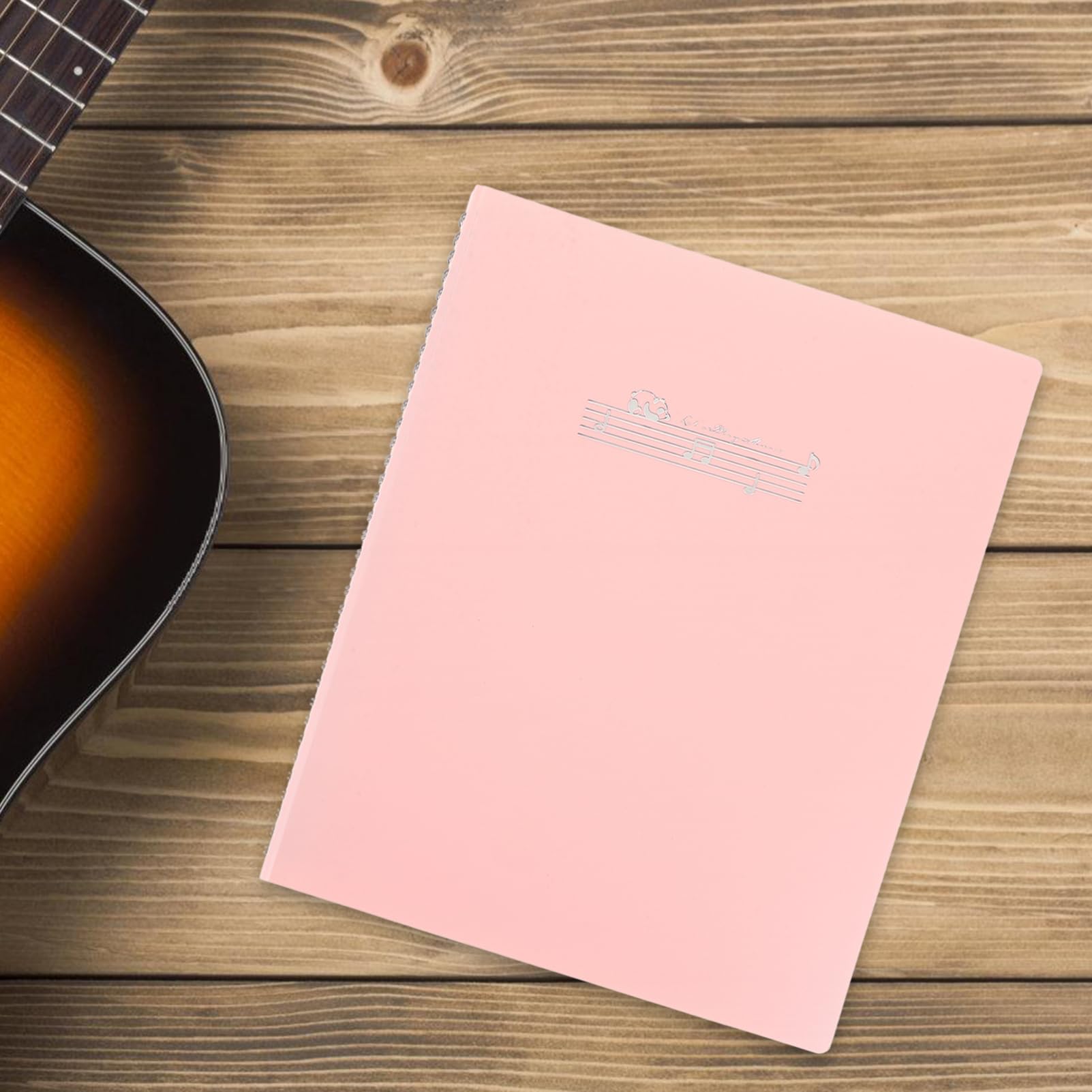 Carpeta de Partituras A4 Transparente Tapa Abatible 2 Unidades | Pp, Guarda Numerosas Hojas A4, para Estudiantes y Músicos, Uso Versátil Revistas y Partituras