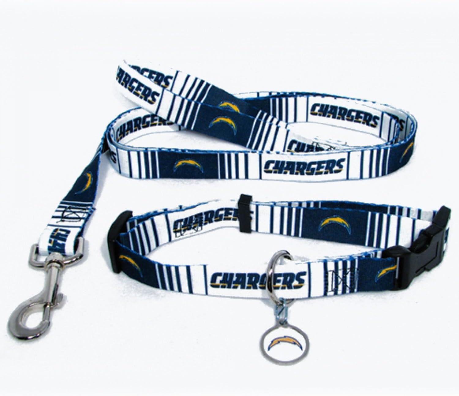 HUNTER San Diego Chargers Pet Collar, Lead and ID Tag