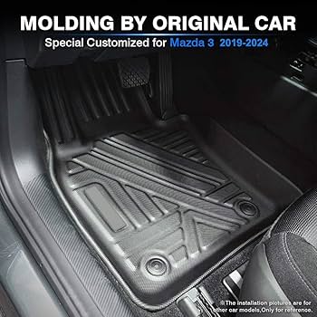 FCM - Tailored Rubber Car Mats - Fits Mazda 3 2019-2025