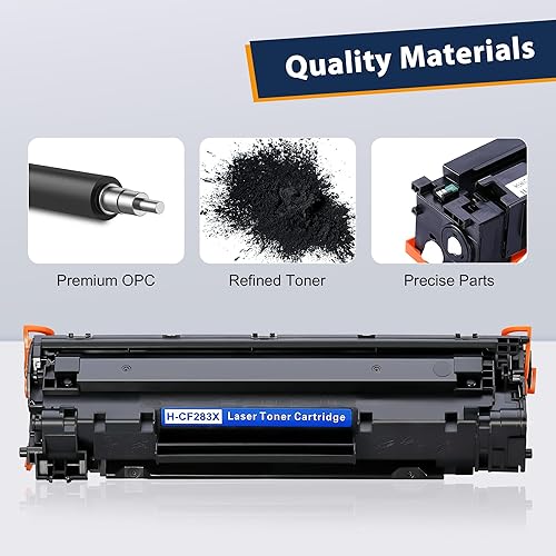 Miniatura 6 de 83A CF283A - Cartucho de tóner negro compatible con HP 83A CF283A 83X CF283X para HP Laserjet Pro MFP M125nw M201dw M225dw M255dn M201n M125a M127fw