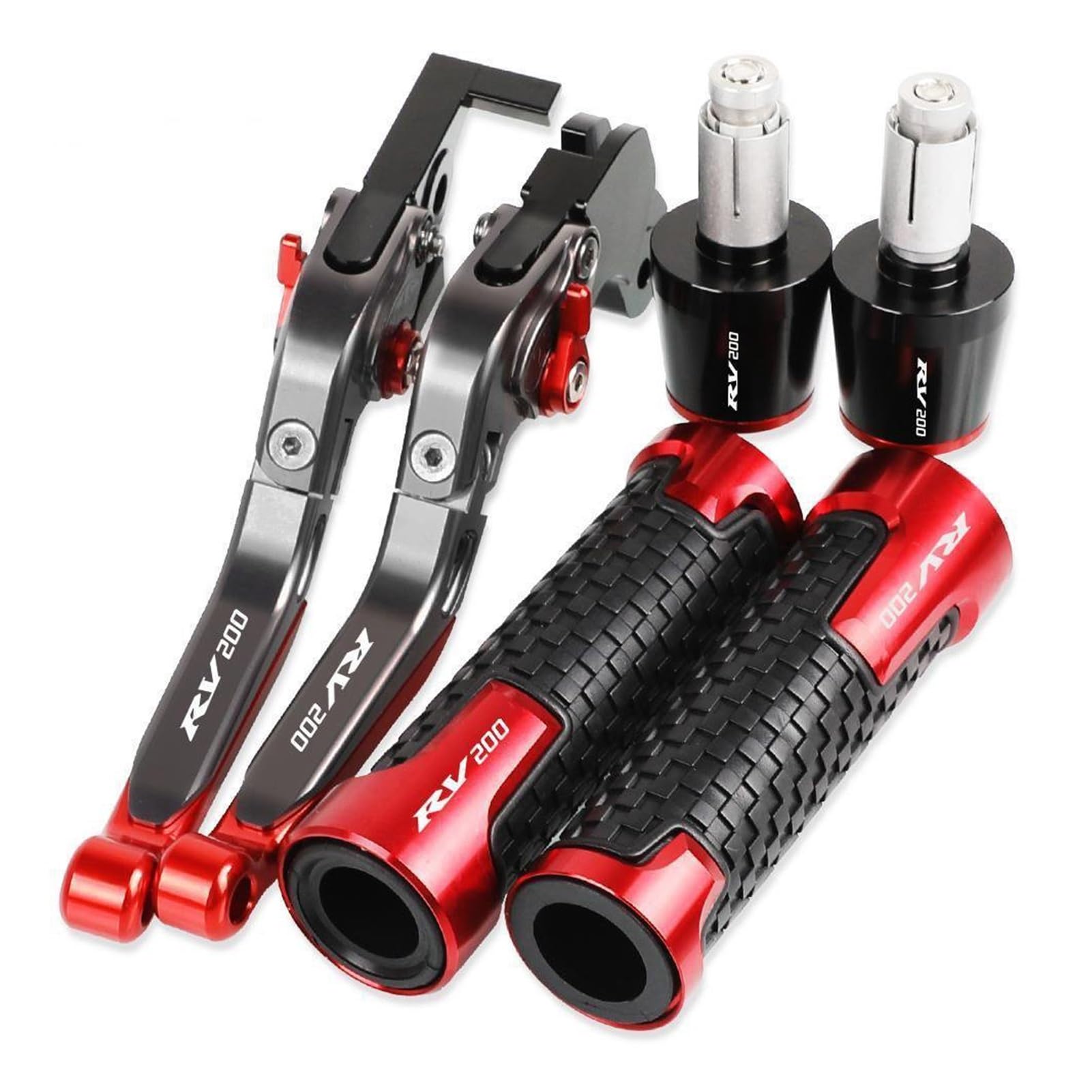 Lsdsaaza 19 For Suzuki For Rv200 2016 2017 Motorcycle Handbrake Brake Clutch Levers Handlebar Hand Grips Ends Motorcycle Brake Clutch Lever