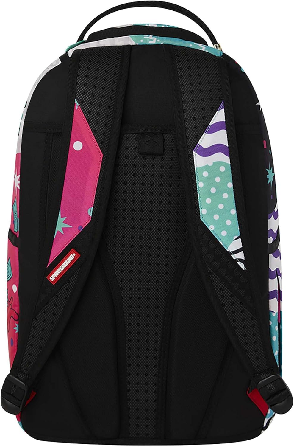 Sprayground Street Art Backpack, One Size, Multicolor, Unisex, Adult, PVC/Polyester, 20L, Padded Laptop Sleeve, 18" H x 11.5" W x 6" D, Everyday Use