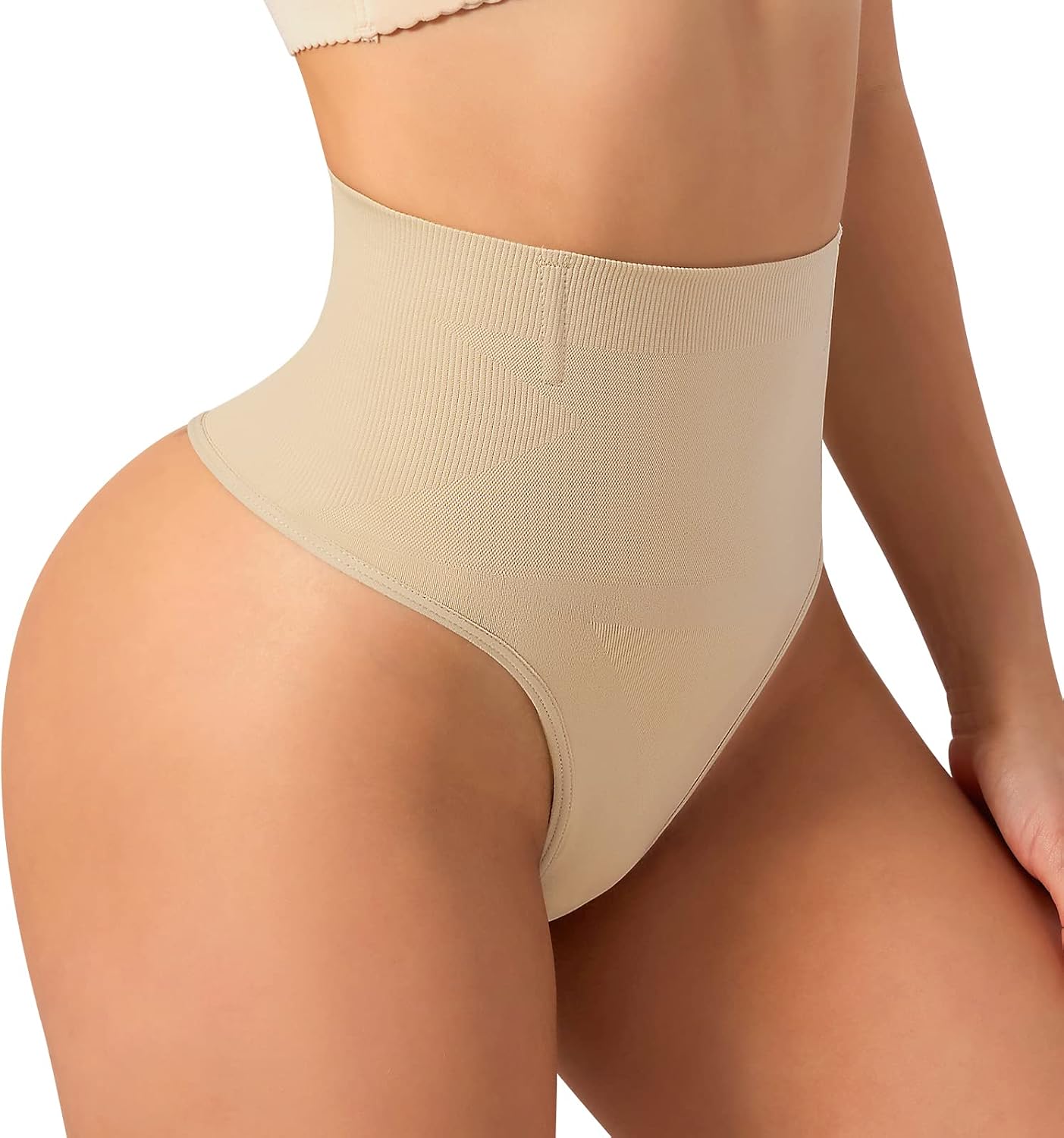 Tummy Control Thong Shapewear for Women Tummy Control Seamless Shaping Thong Underwear Body Shaper Panties