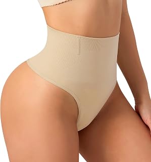 Tummy Control Thong Shapewear Panties for Women Seamless Shaping Thong Underwear Body Shaper Panties