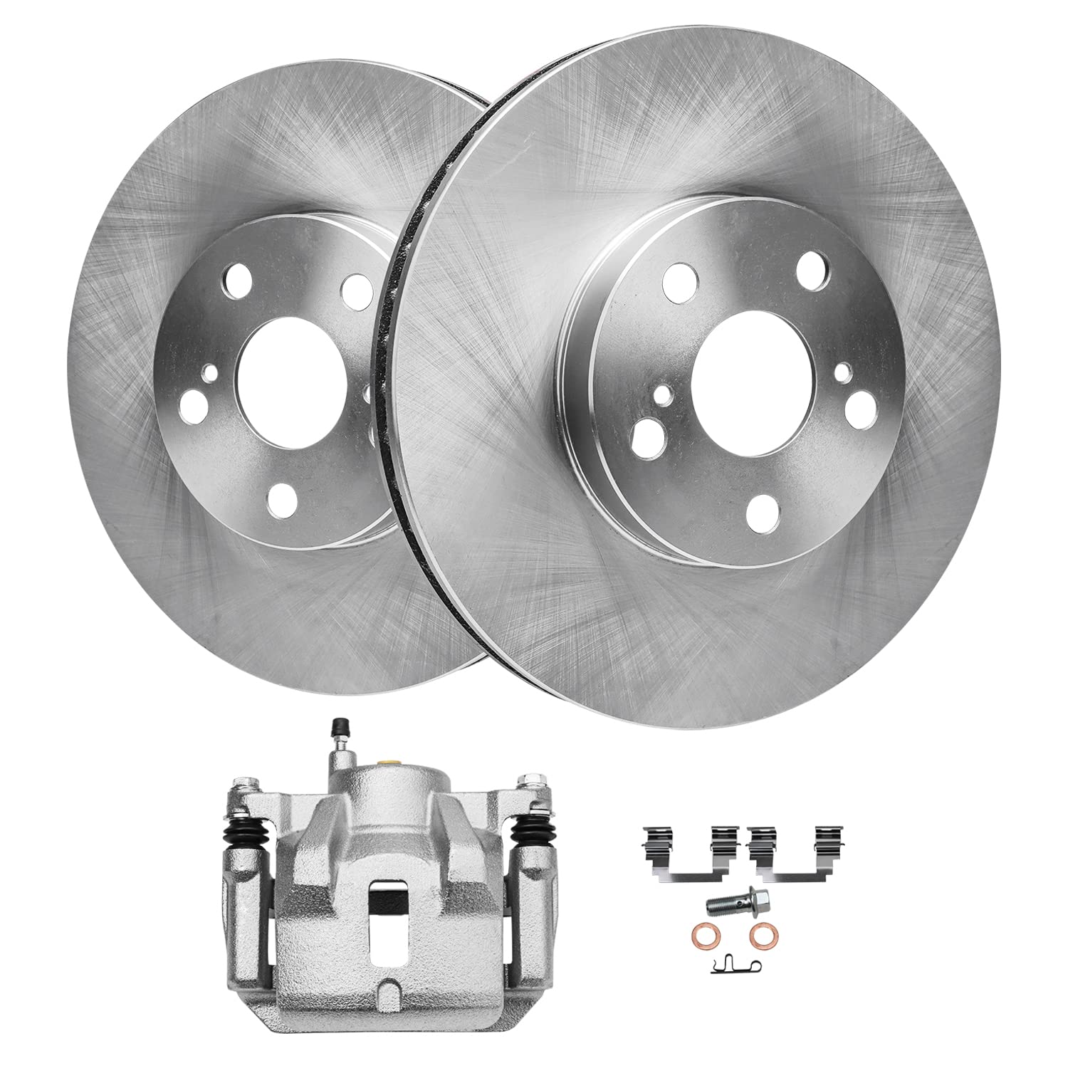 Detroit Axle - Front Brake Kit for 03-08 Toyota Corolla Matrix