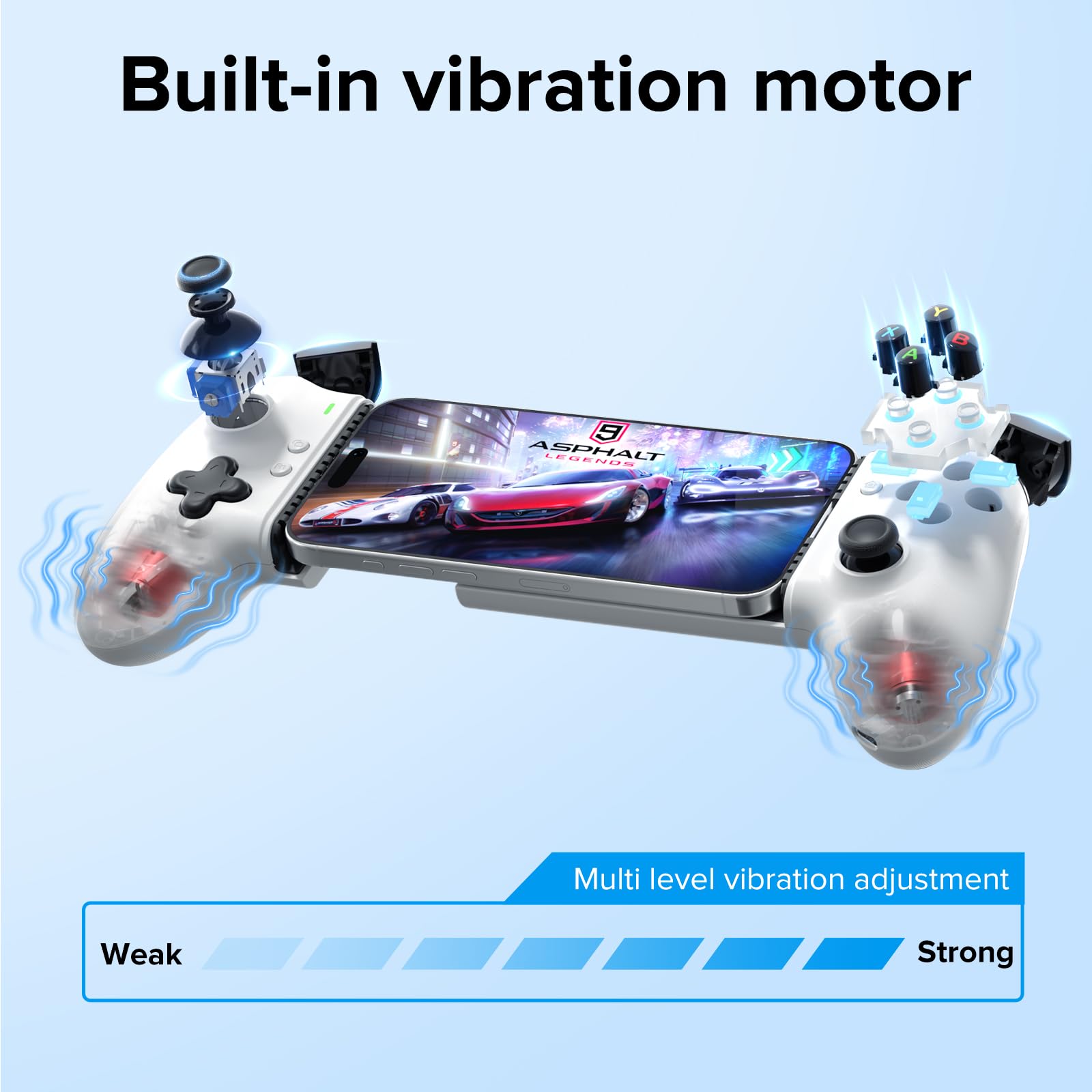 ZIKE Z331 - Controlador de juegos para iPhone 15/16/17 y Android, gamepad móvil USB C