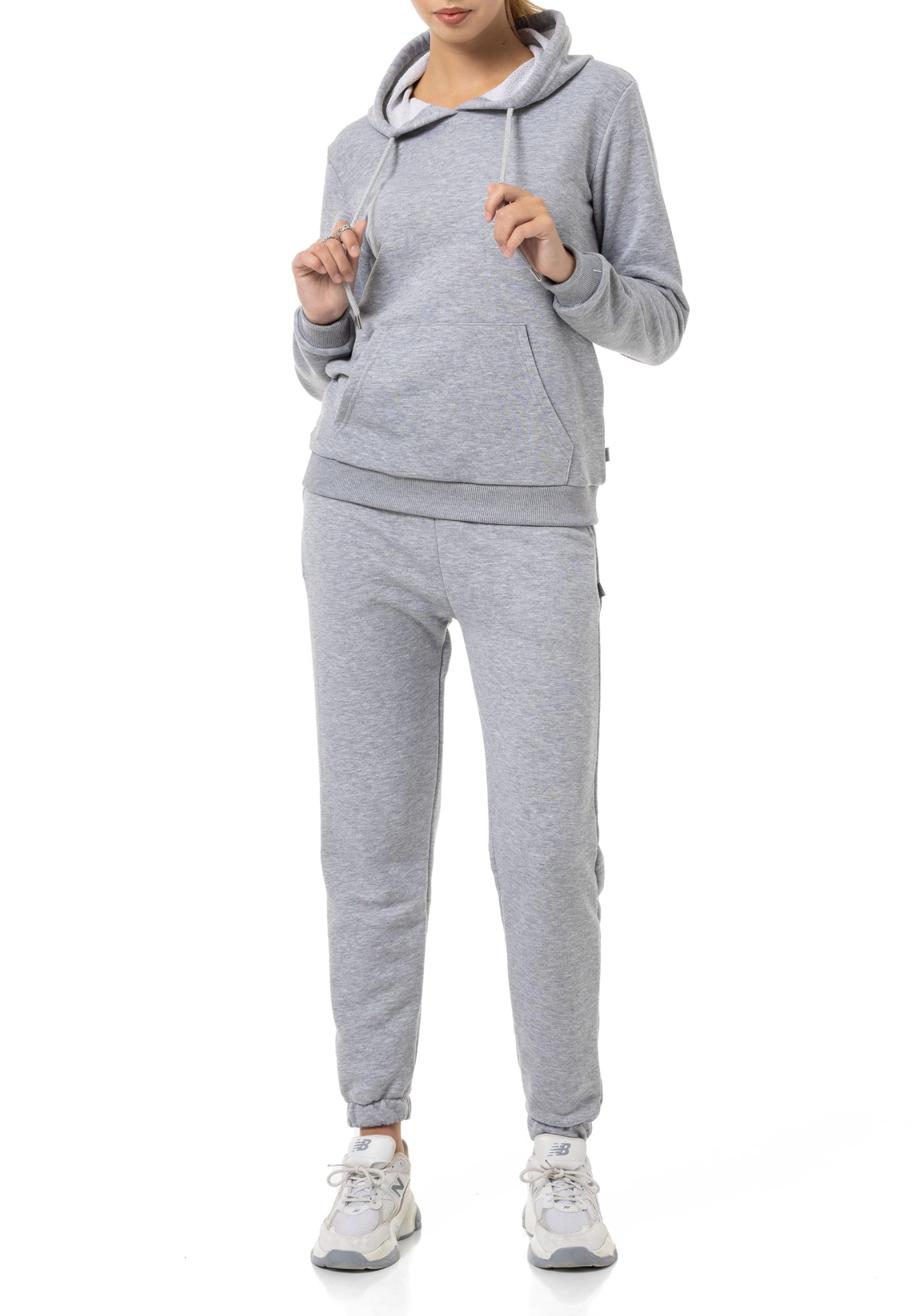 Redbridge Damen Jogginganzug Bequemer Zweiteiler mit Hoodie und Jogginghose Lässiger Freizeitanzug für Sport und Alltag