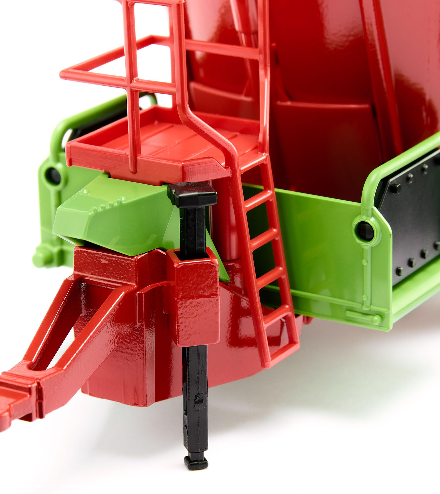 SIKU 2450 - Mélangeuse, 1:32, Métal/Plastique, Pièces Mobiles, Compatible avec Attelage Arrière Standard, Rouge