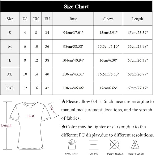 Miniatura 3 de Summer Casual V Neck Short Sleeve Tops Ruffle Sleeve Plain Trendy T Shirts Beach Clothing