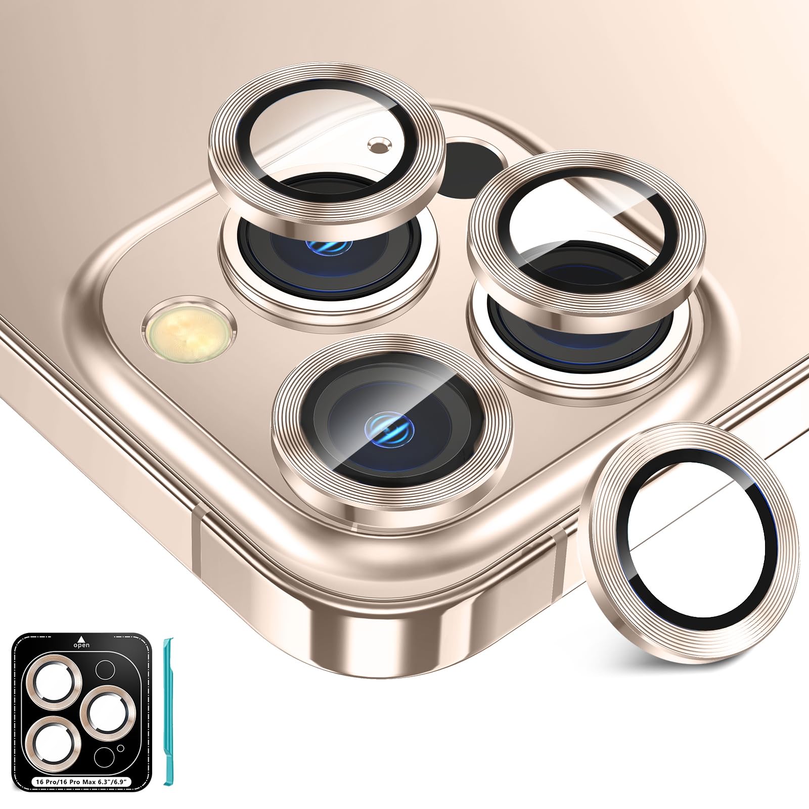 Fewdew Protection D'objectif D'appareil Photo Pour IPhone 17 Pro Max