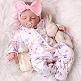 Lifelike Reborn Baby Dolls Girl - 20 Inch Realistic Newborn Baby Dolls with Poseable Body, Real Life Baby Dolls with Accessories for 3+ Year Old Girls Gifts, Pretend Play, Collection