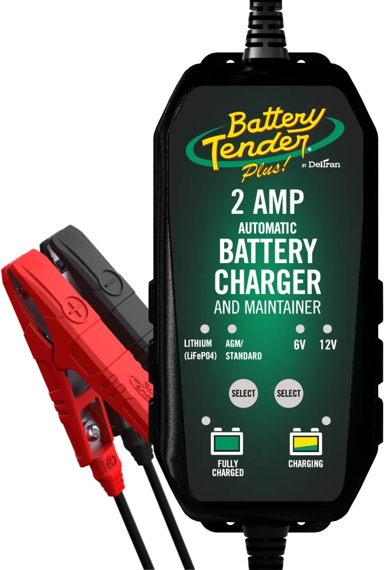 6V/12V, 2 AMP Lead Acid & Lithium Selectable Battery Charger
