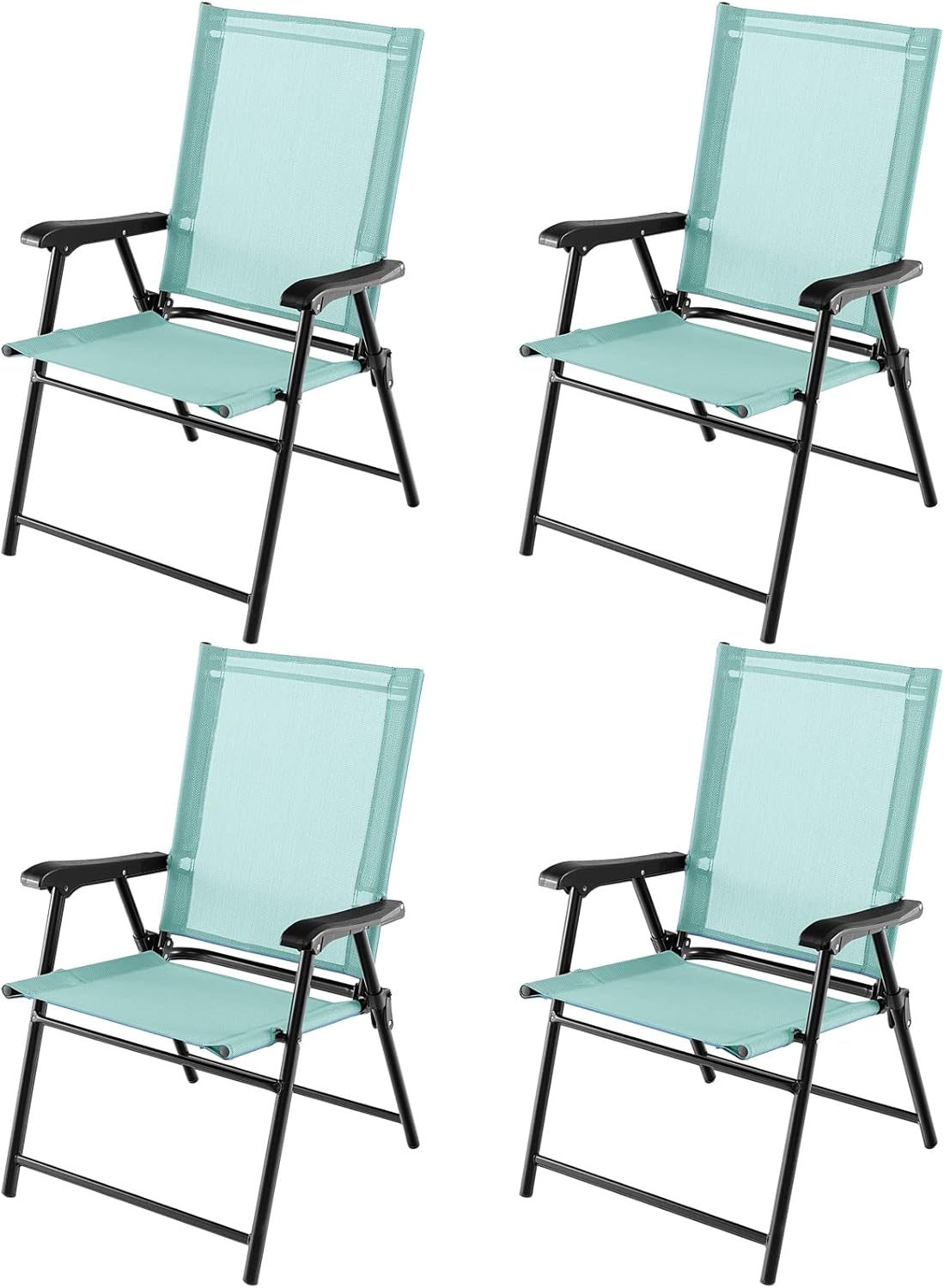 Giantex Patio Chairs Set of 4, Folding Patio Chairs for