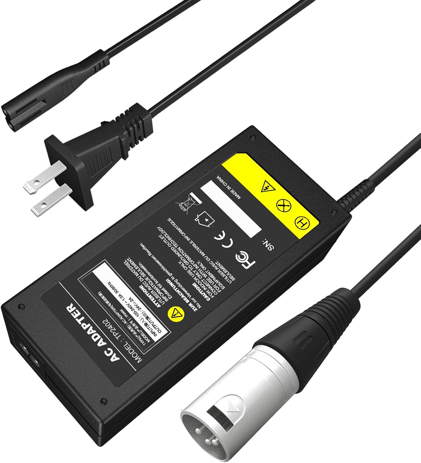 Fancy Buying 24V 2A Scooter Battery Charger for Golden Buzzaround Lite, Jazzy Power Chair,Pride Hoveround Mobility,Schwinn S300 S350 S400 S500 S650,Ezip 400 500 650 750 900 Mountain Trailz,Shoprider : Sports & Outdoors