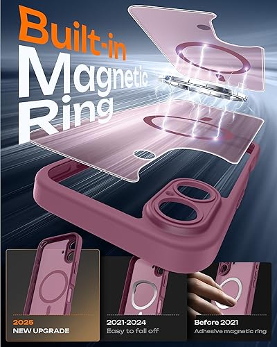 Miniatura 53 de TOCOL Funda magnética para iPhone 15 Pro Max, protección completa mejorada de la cámara, compatible con Magsafe, protección contra caídas, funda