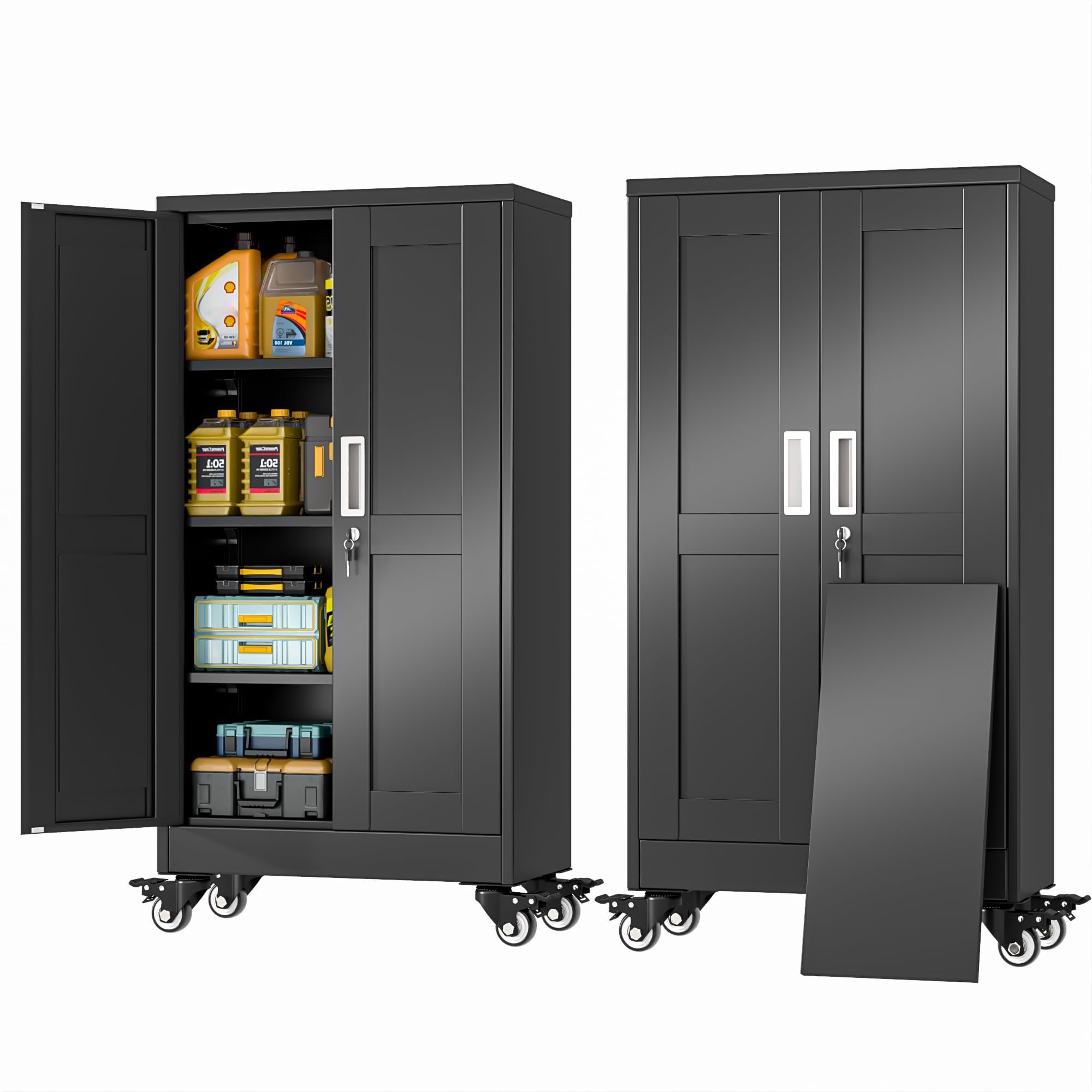 GAIOUS Metal Garage Storage Cabinet - accent furniture | Mubboo