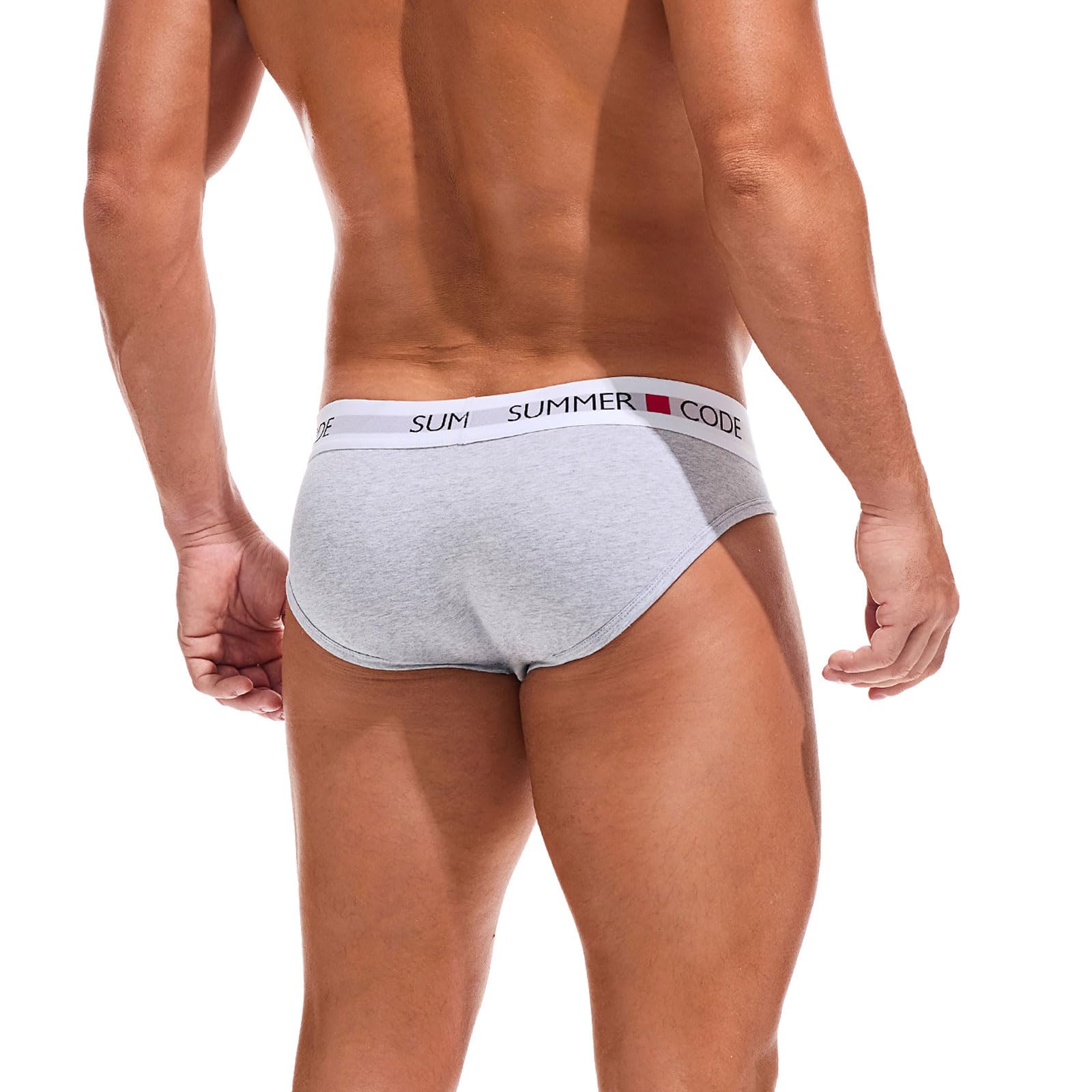 Summer Code Slip Homme en Coton Doux Taille Basse Respirants sous-VêTements | Slip Soutien anatomique, Confort longue durée, confortable pour usage quotidien au bureau