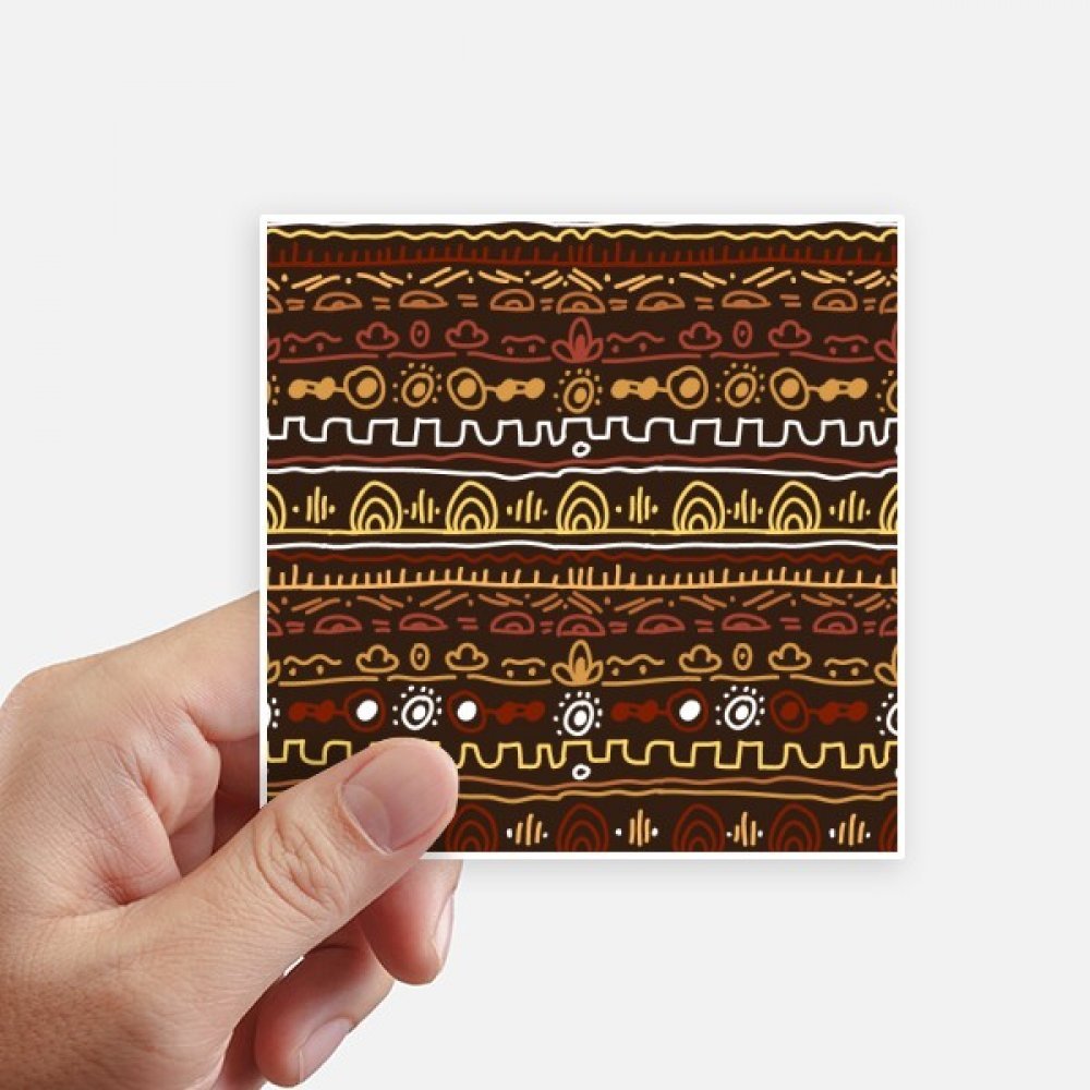 Buy Africa Primitive Aboriginal Style Tribal Sticker Square Waterproof