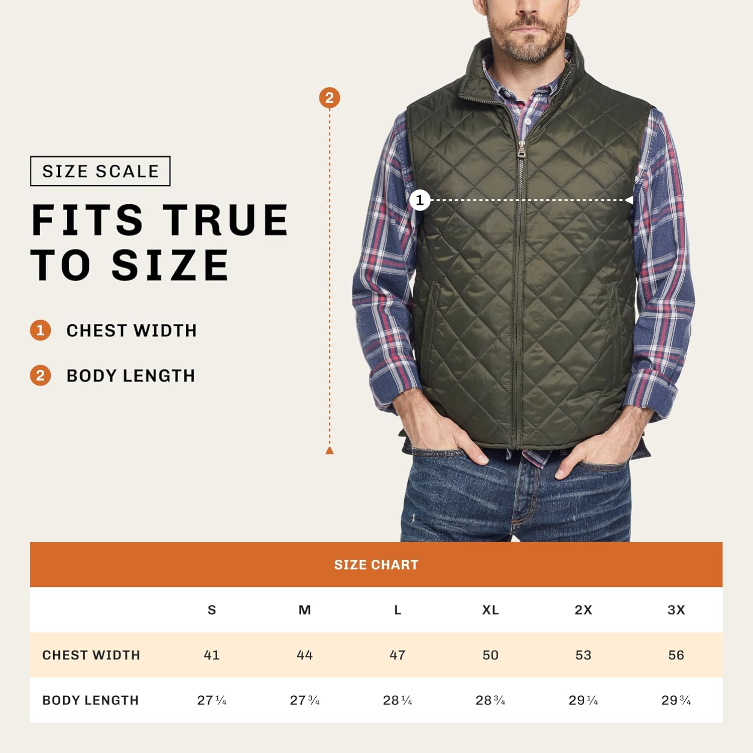 Weatherproof Vintage Mens Quilted Puffer Vest - Lightweight Padded Insulated Vest for Men - Image 5