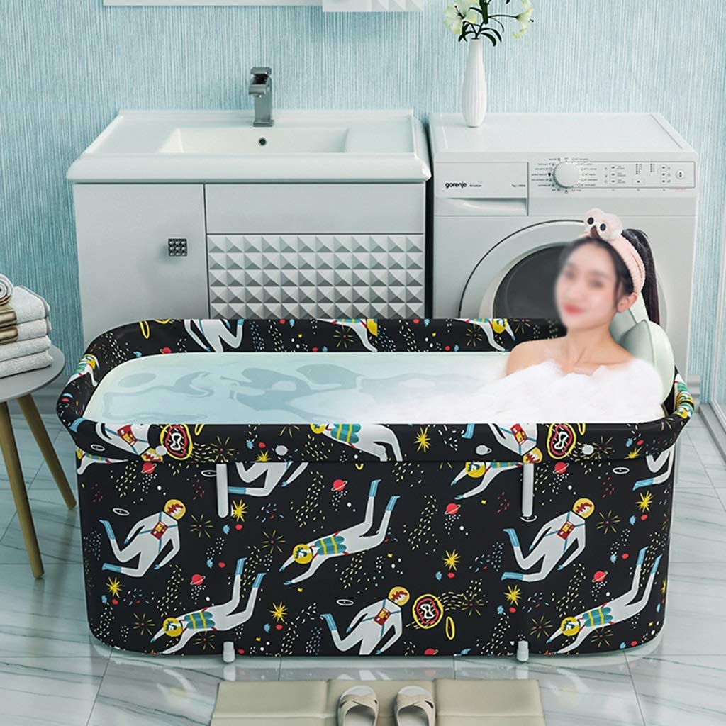 Vasca da Bagno Pieghevole Portatile per Adulti: Goditi Un'Esperienza Spa Rilassante a casa, Adatta a Tutta la Famiglia