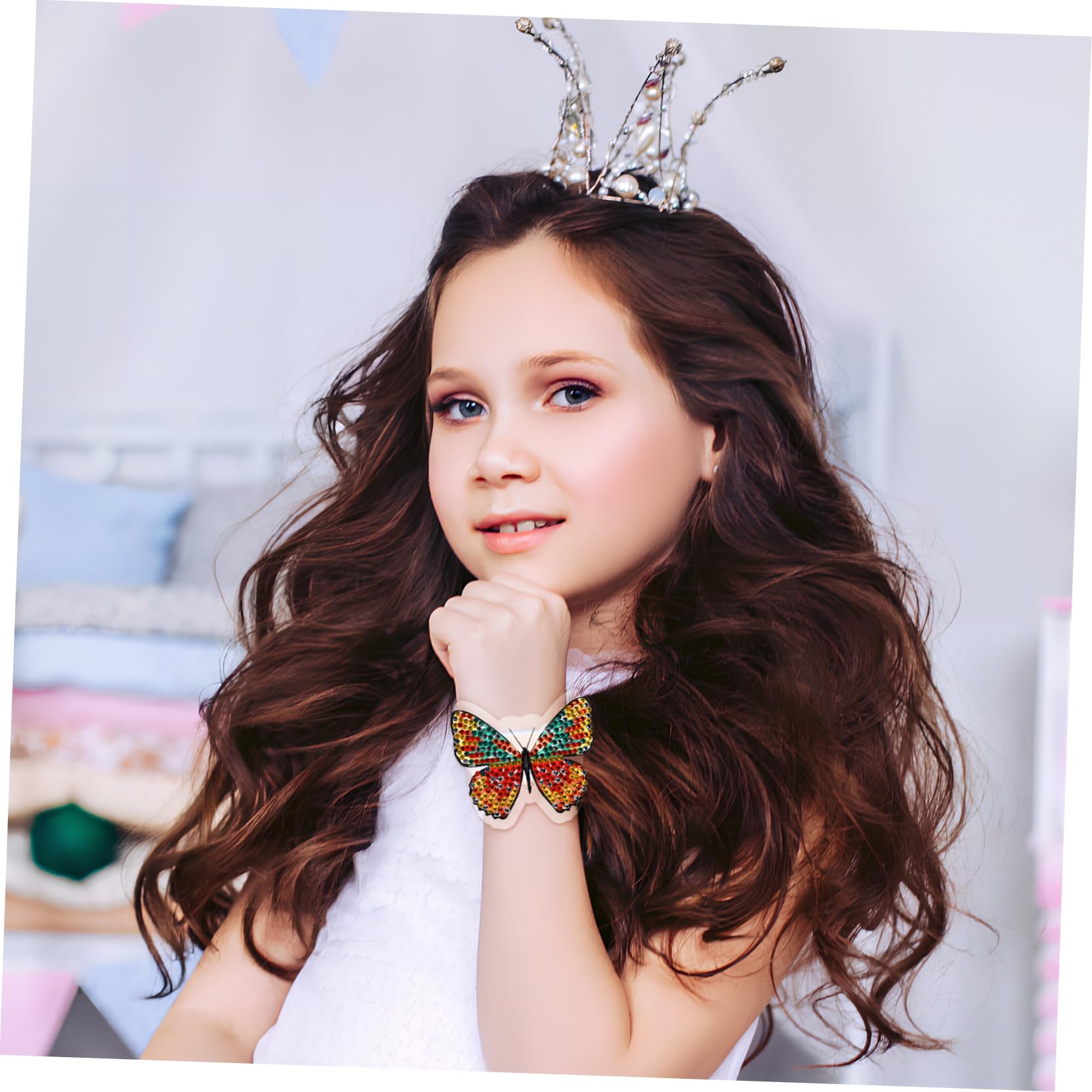 TOYANDONA 3juegos Pulseras De Diamantes Para Niñas Kit De Manualidades De Joyería Accesorios De Arte Diamante De Cumpleaños y Amistad