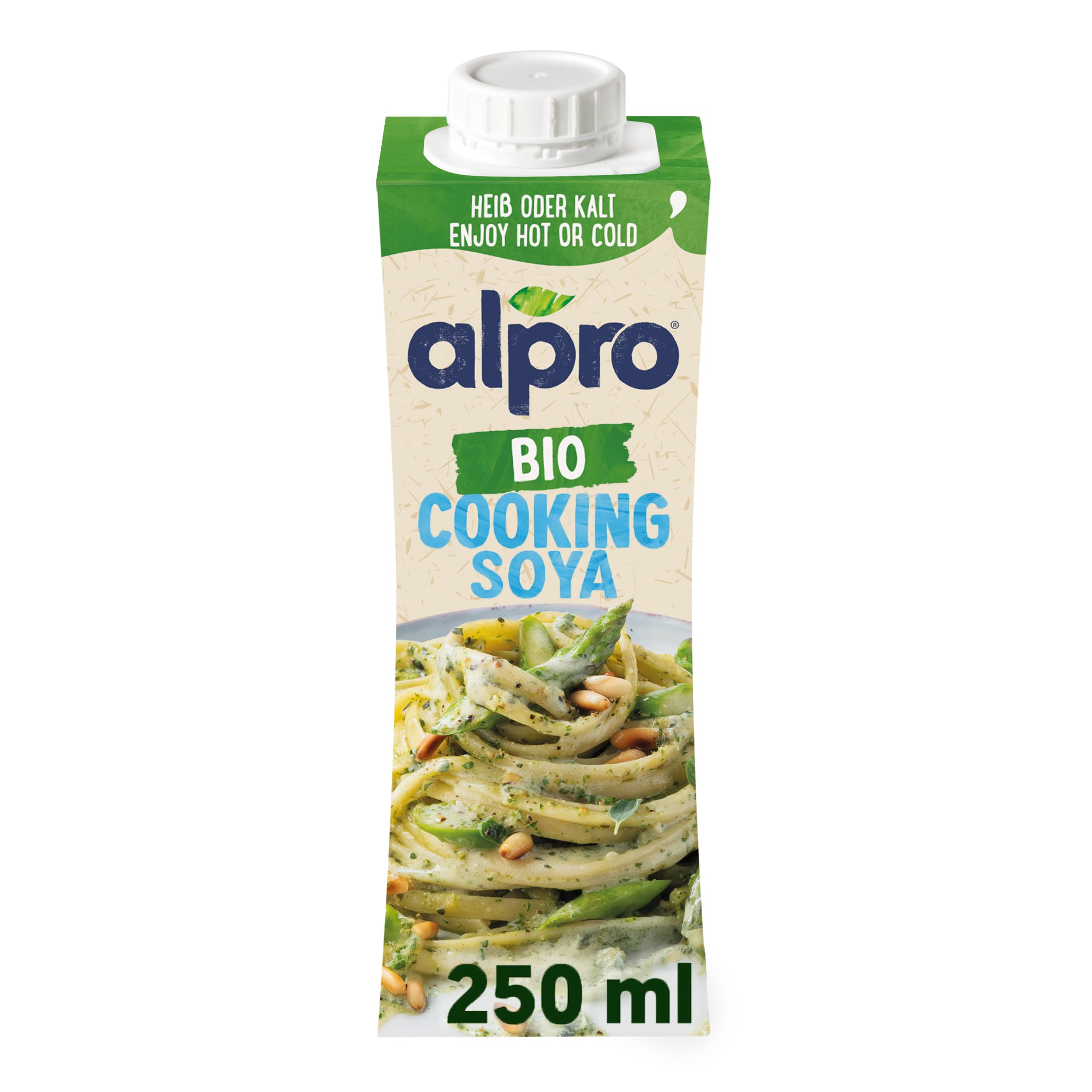 Alpro Bio Cooking Soya – Vegane Bio-Kochcreme – 15 x 250 ml