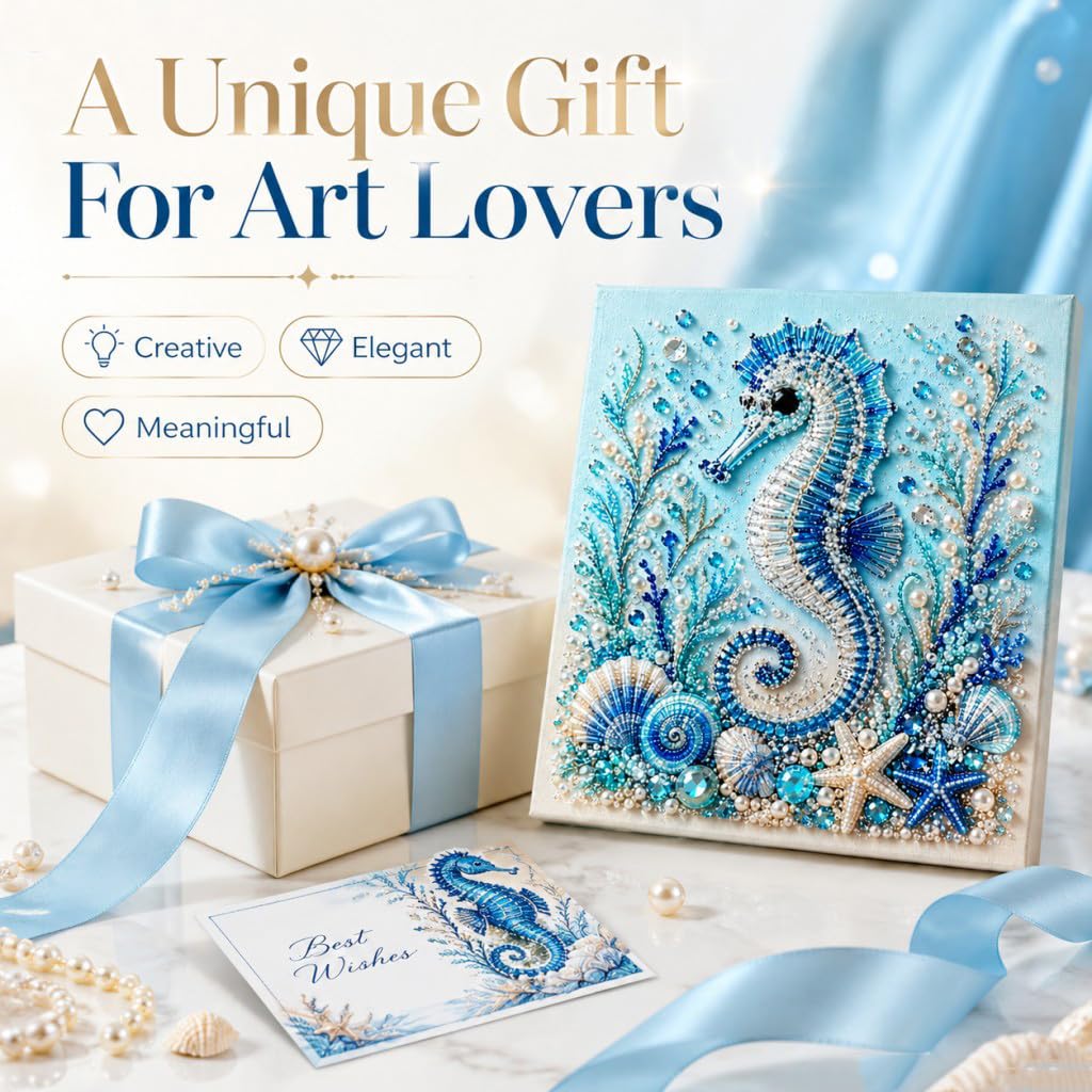 Ocean Pearl Art DIY Kit - Create Stunning Coastal Decor -4 Ocean Pearl Art DIY Kit - Create Stunning Coastal Decor -4