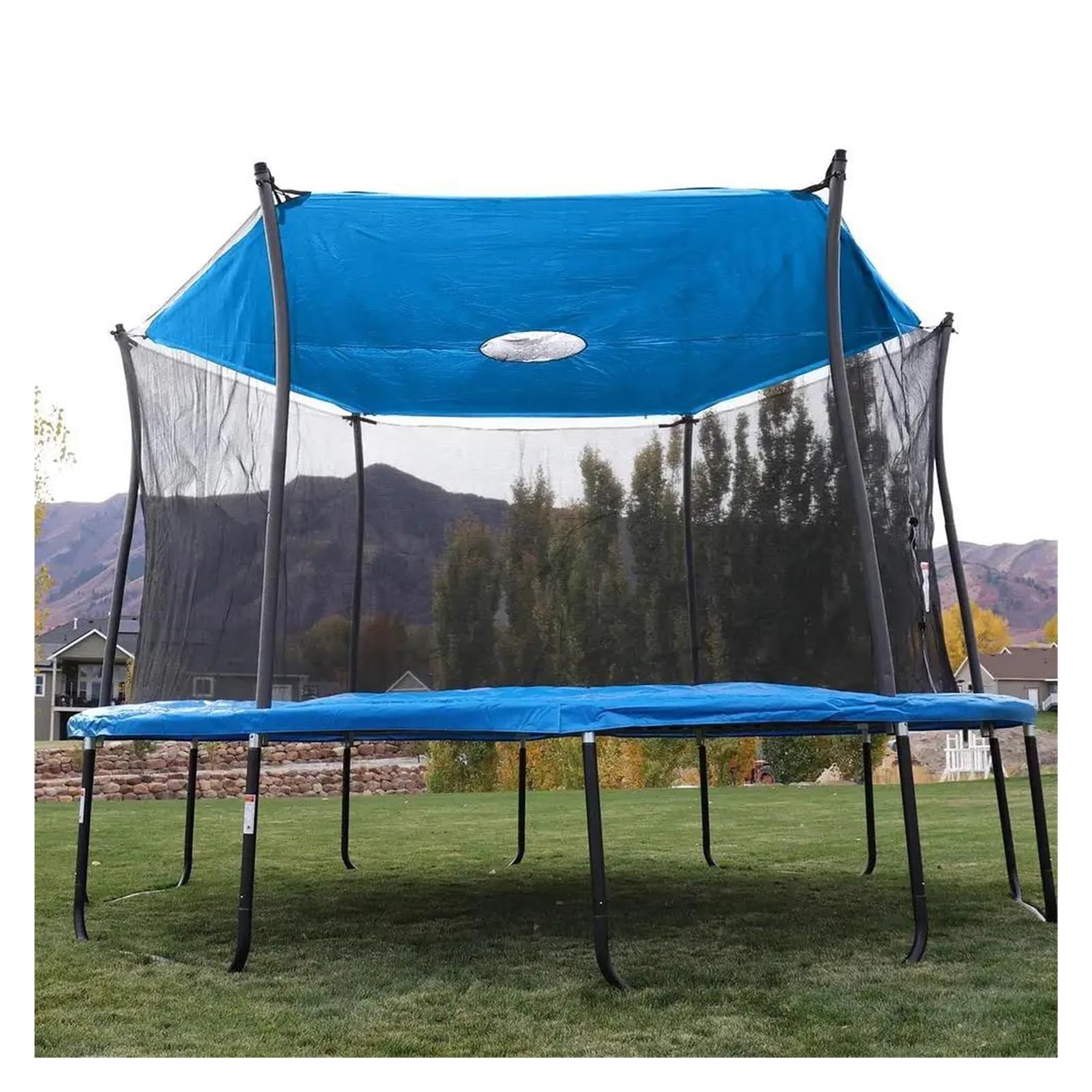Colchoneta Recambio Exterior Trampolín Cubierta De Sombra para Trampolín, Impermeable, Oxford, Parasol para Trampolín para Exteriores, Anti-UV, Accesorios De Lona para Verano Caluroso