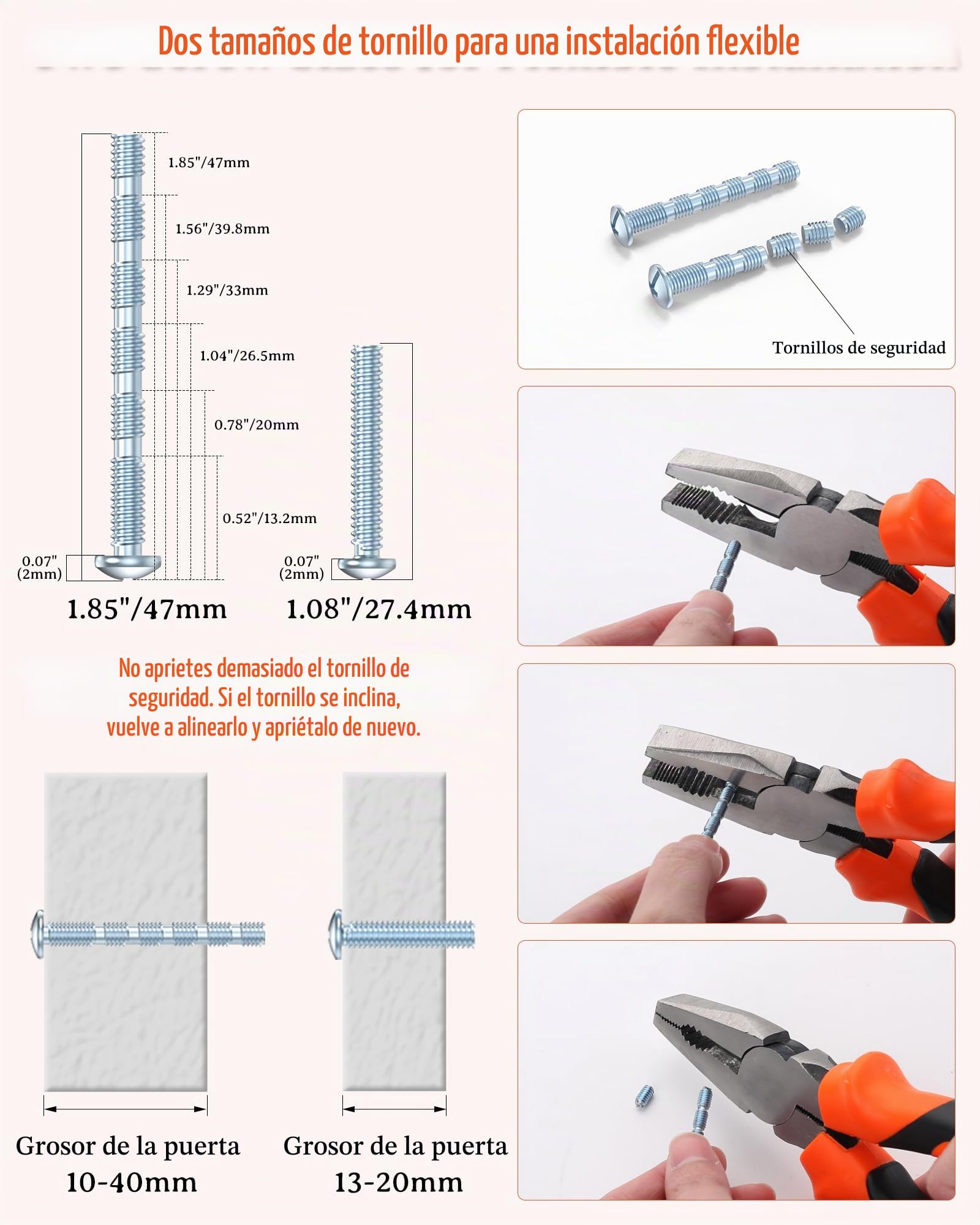 FURNIWARE - 10 piezas de pomos de gabinete de cristal con 2 tamaños de tornillos, tiradores de cajón de 34,2 mm, elegante oro diamante, orificio único transparente para armarios de cocina, cómoda