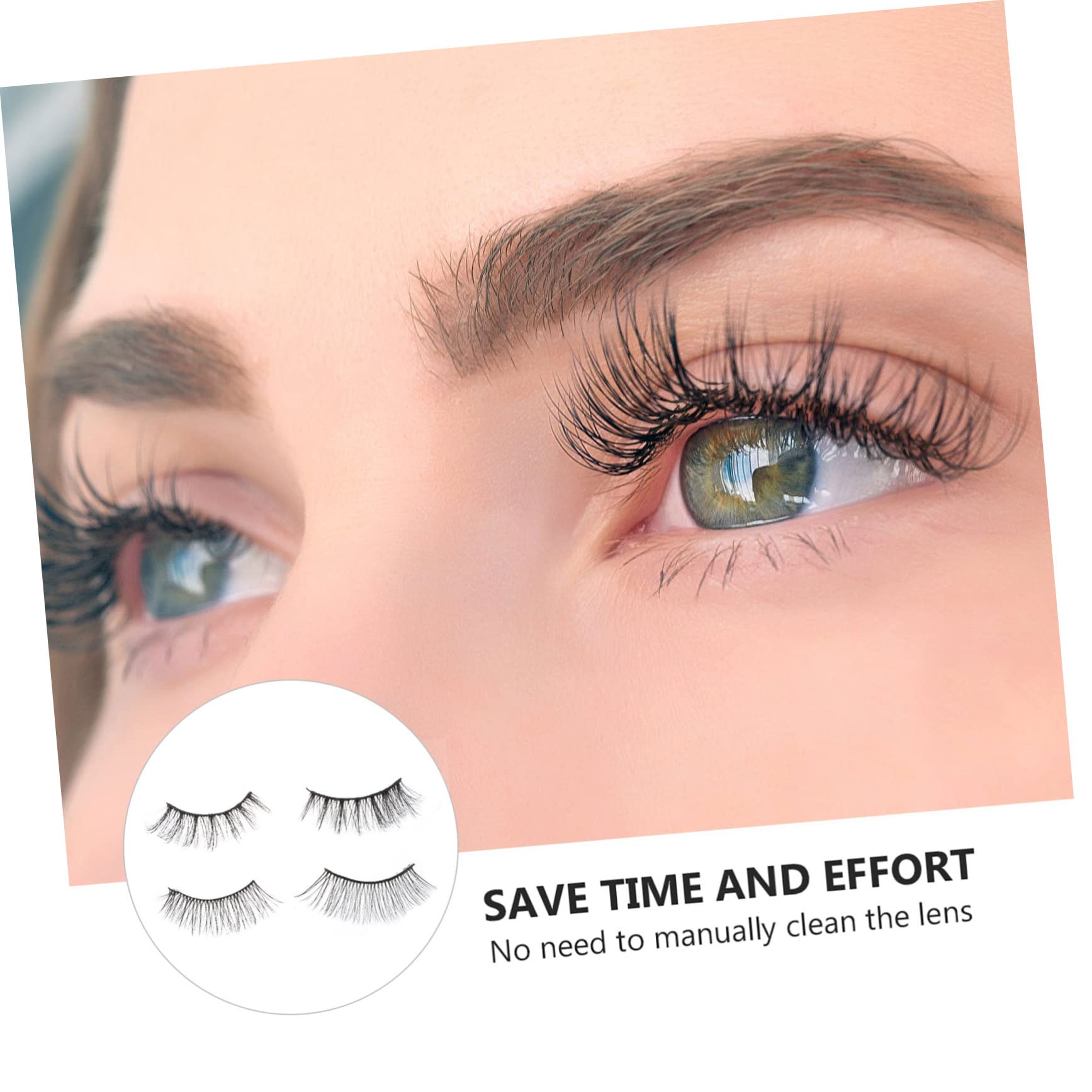 Beavorty 60paare Natürliche Fake Wimpern Flauschige Und Wiederverwendbare Wimpern Für Make-up Für Hochzeiten Fotoshootings Und Täglichen Gebrauch