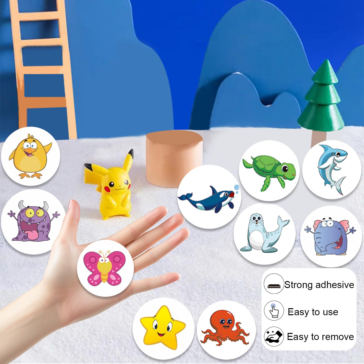 10Pcs Potty Training Stickers, Color Changing Pee Stickers - Image 4