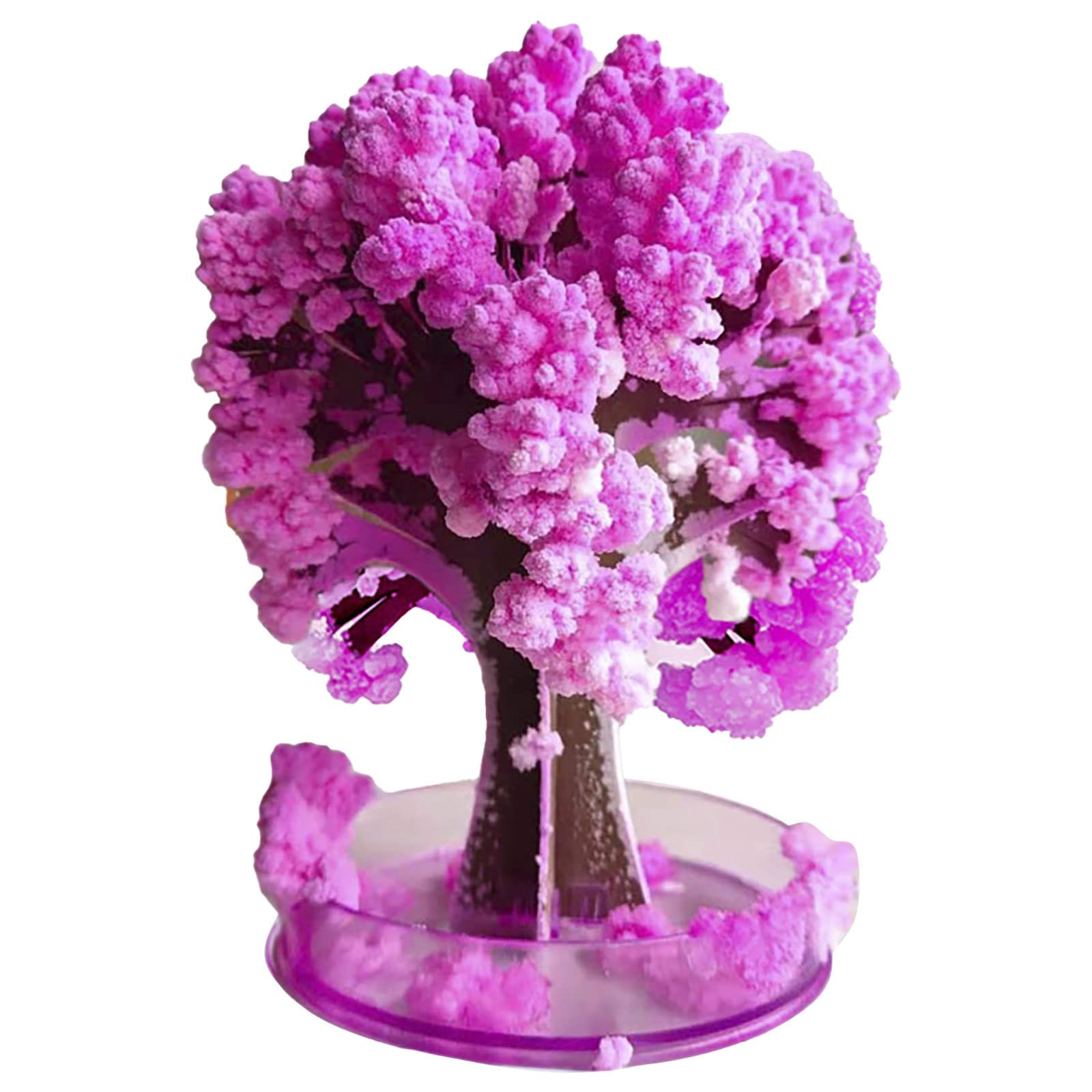 Singular-Point Crystallized Christmas Tree Growing Tree Paper Tree Blooming Christmas Tree Cherry Blossom Tree Creative Gifts Christmas Decorations Christmas Baubles