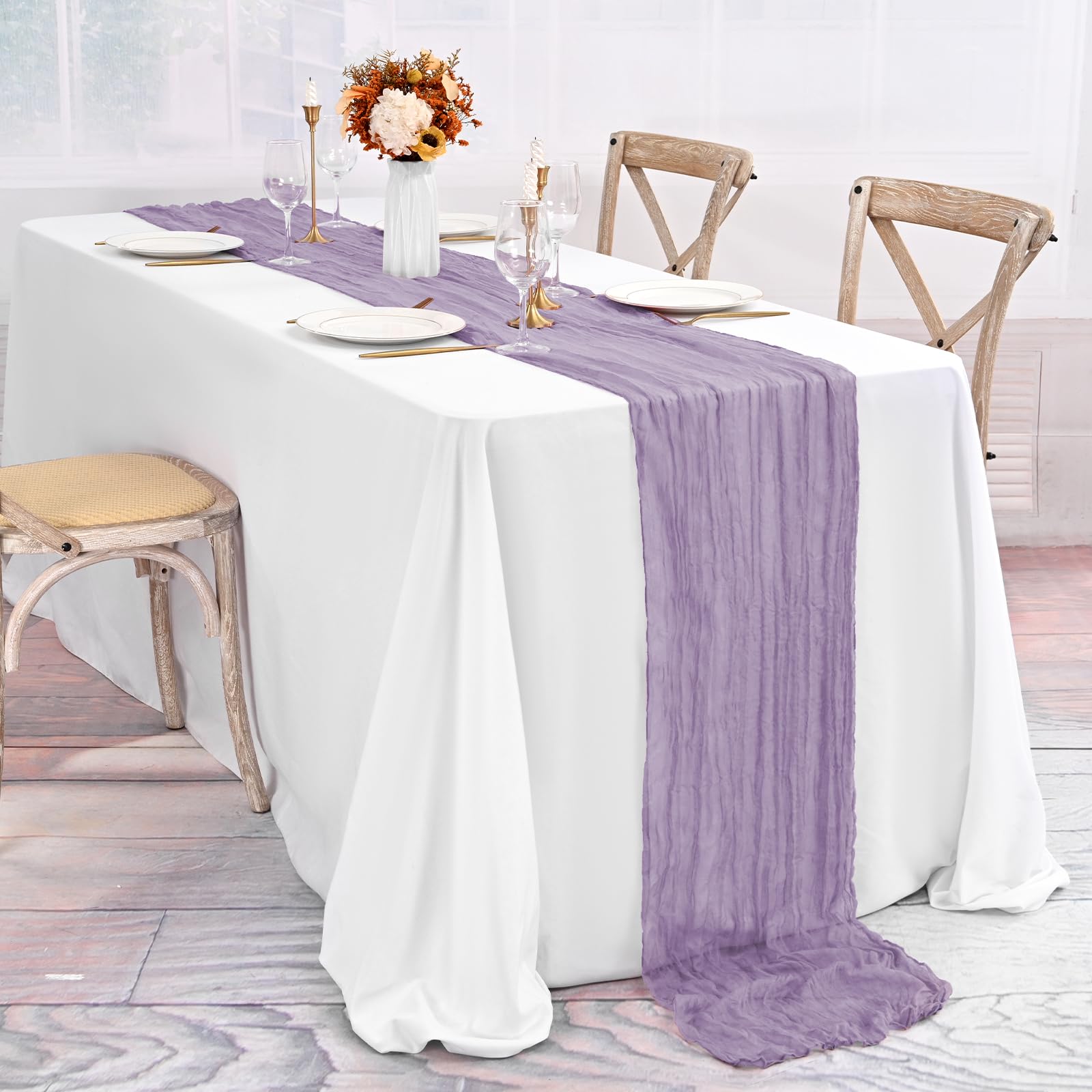 Fall Table Runner Cheesecloth Thanksgiving Table Runner 10 FT Boho Rustic Farmhouse Gauze for Fall Decor Cheese Cloth for Wedding Baby Shower Birthday Christmas Party Decorations (Grey Blue, 1 Pack Fall Table Runner Cheesecloth Thanksgiving Table Runner 10 FT Boho Rustic Farmhouse Gauze for Fall Decor Cheese Cloth for Wedding Baby Shower Birthday Christmas Party Decorations (Grey Blue, 1 Pack