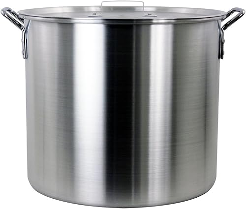 CHARD , Juego de olla de aluminio y cesta coladora perforada, 42 cuartos de galón