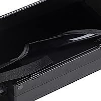 Vista 8 de PlayVital Transparent Dust Cover, Waterproof Dust Guard, Anti Scratch Cover Sleeve for Nintendo Switch & Switch OLED Charging Dock - Clear Black