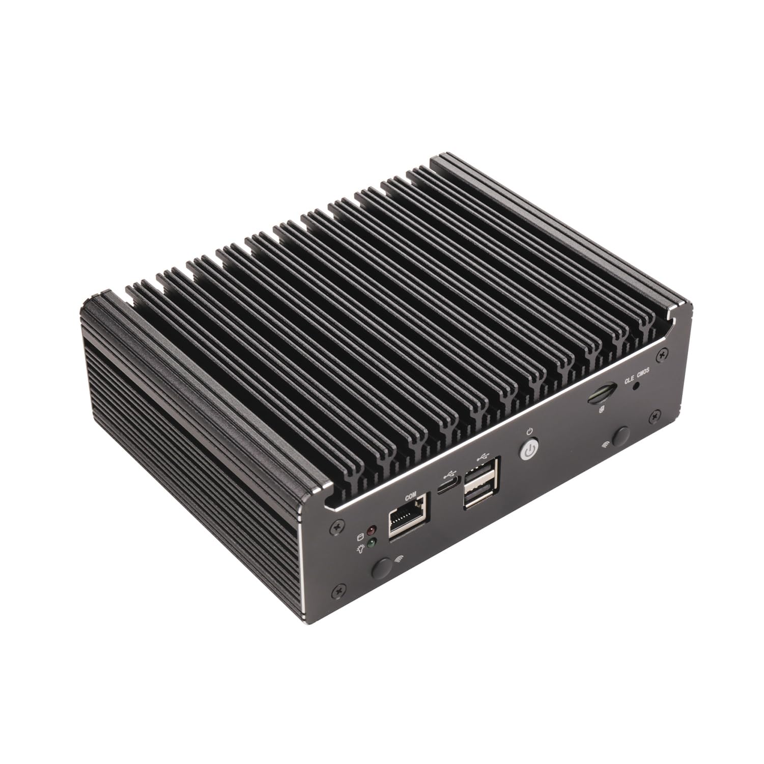 Micro Firewall Appliance, Mini PC, PFSense, Mikrotik, OPNsense, VPN, Router PC, Pentium Gold 4417U, RS52, 4 x 2.5GbE Nics, COM, Type-C, HDMI, DP, SIM Slot, 16G RAM, 512G SSD