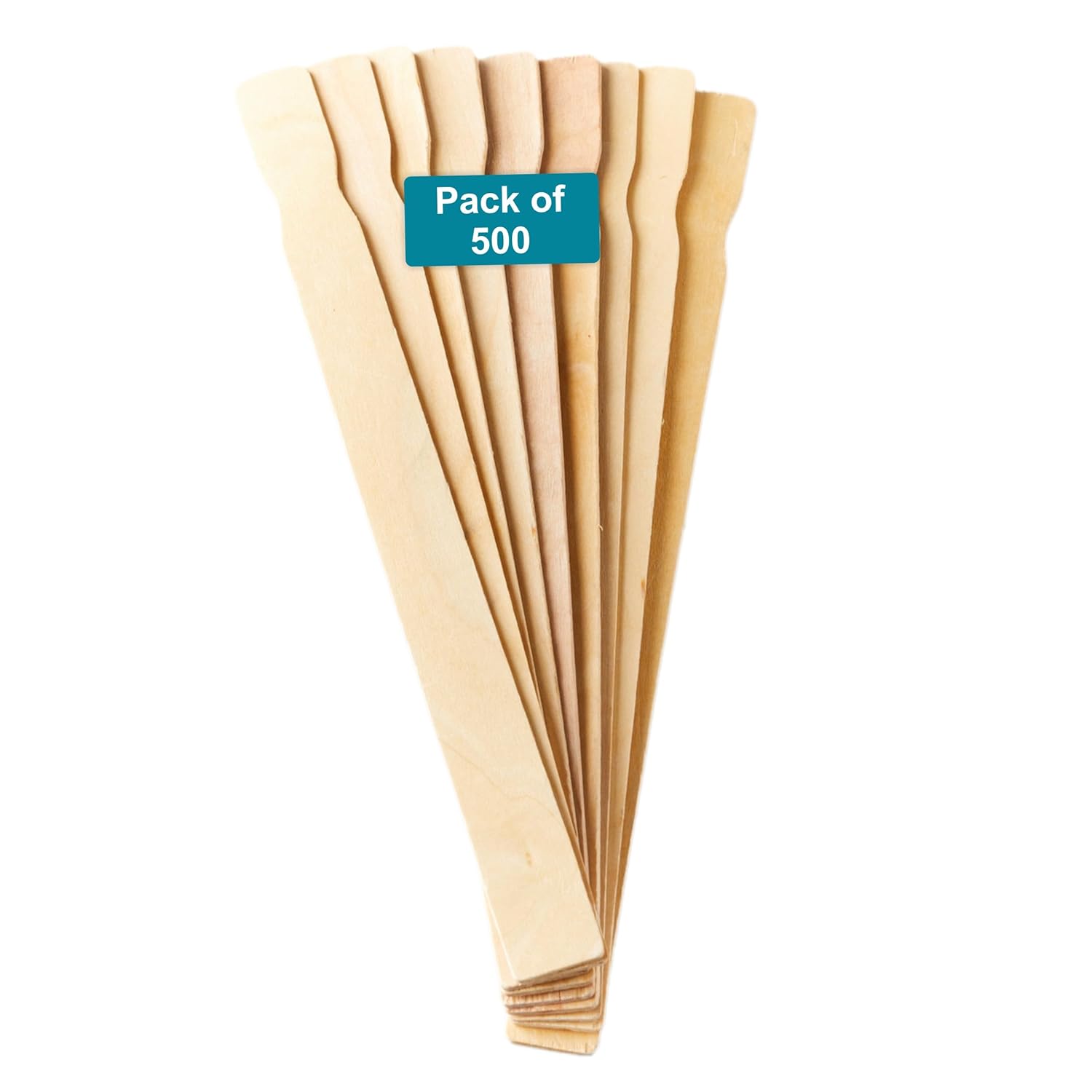 14" wooden paint paddles - mixing sticks (pack of 500)